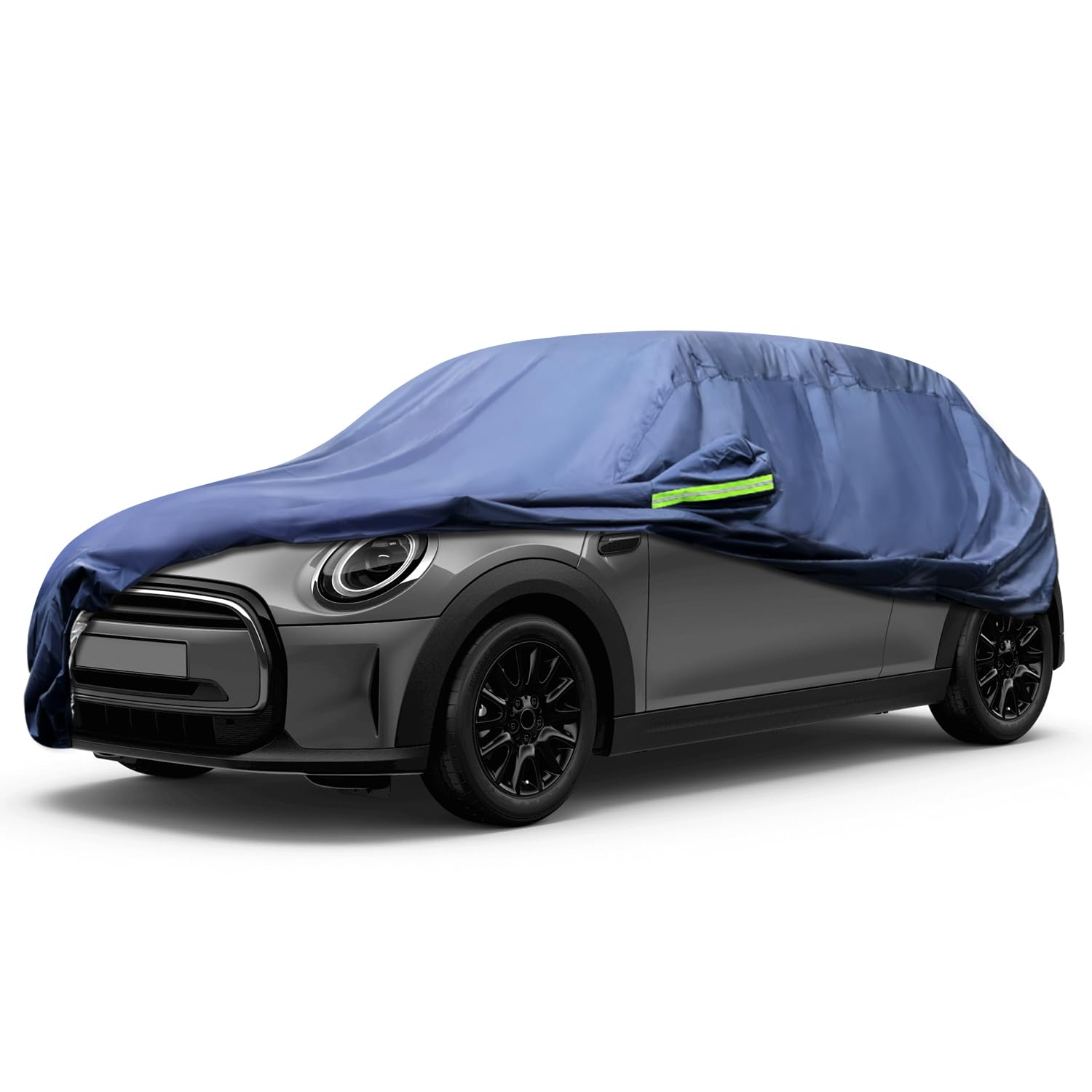 Svnqney Autoabdeckplane 10 Schichten Vollgarage Autoabdeckung Vollgarage Staubdicht Wasserdicht Autohülle Autoplane Car Cover für Mini cooper3 2000-2022 Angebot bei HelloDeals