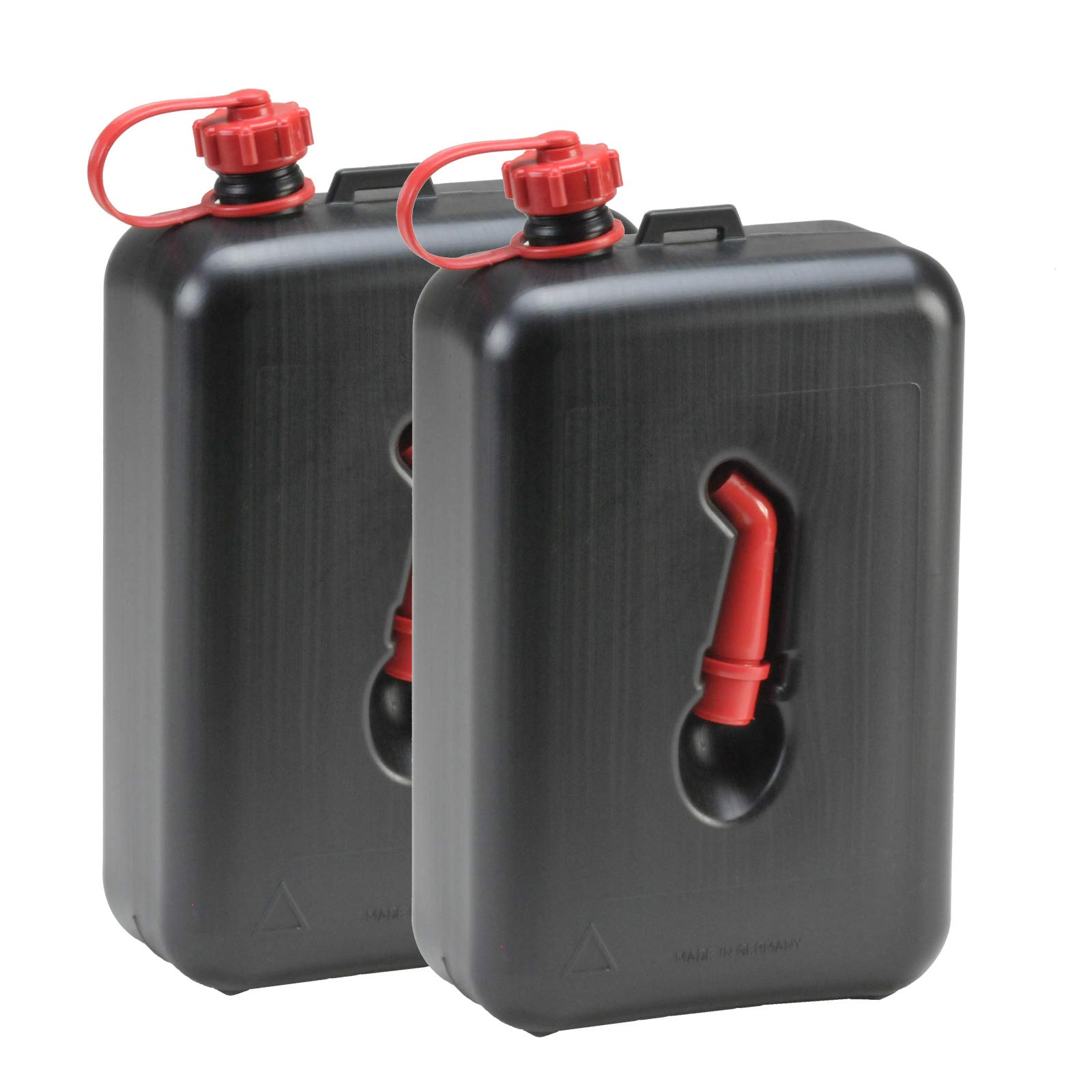 hünersdorff 2x 2 Liter Benzin- und Diesel-Kanister schwarz (2er Set) Motorrad-Benzinkanister 2L Angebot bei HelloDeals