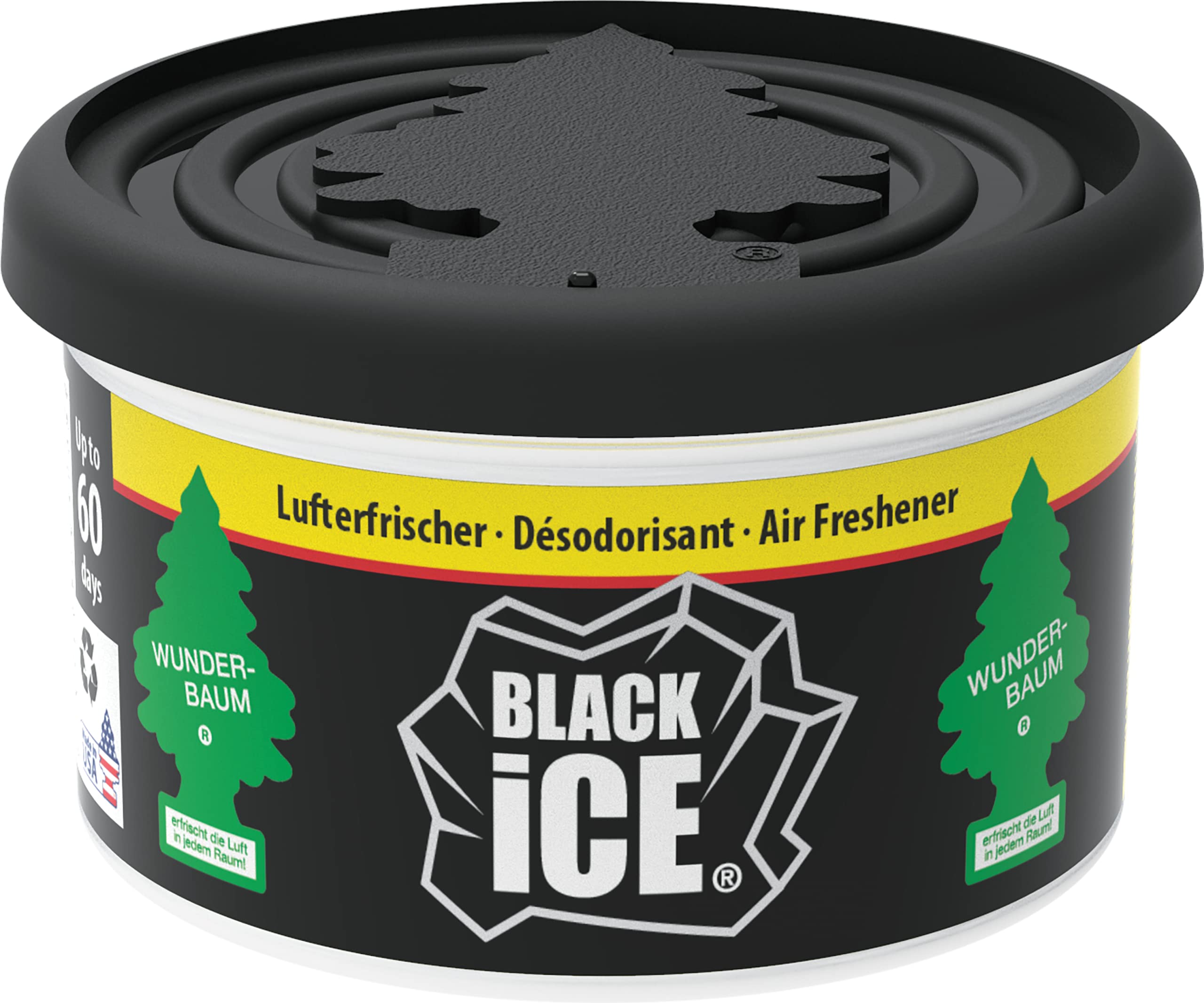 WUNDER-BAUM Duftdose I Langanhaltender Duft im Auto oder zu Hause I Black Ice I 1 Stück Black Ice 1 stück (1er Pack) Angebot bei HelloDeals