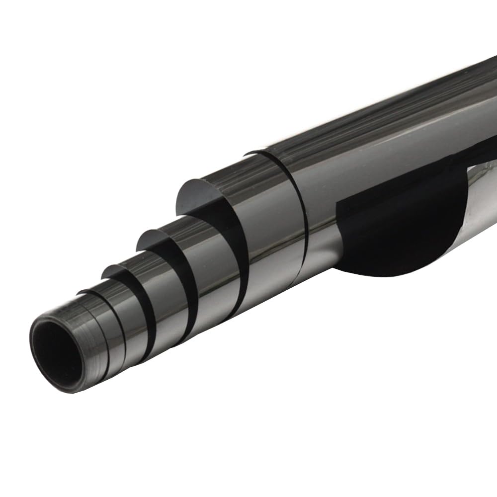 MOCNT Auto Tönungsfolie 1% VLT Auto Scheibentönungsfolie Sichtschutzfolie Autoscheiben Folie Fensterfolie Scheibenfolie Sonnenschutzfolie Schwarz Glasfolie 50cm x 600cm Super Schwarz 1% Vlt 50cm x 600cm Angebot bei HelloDeals