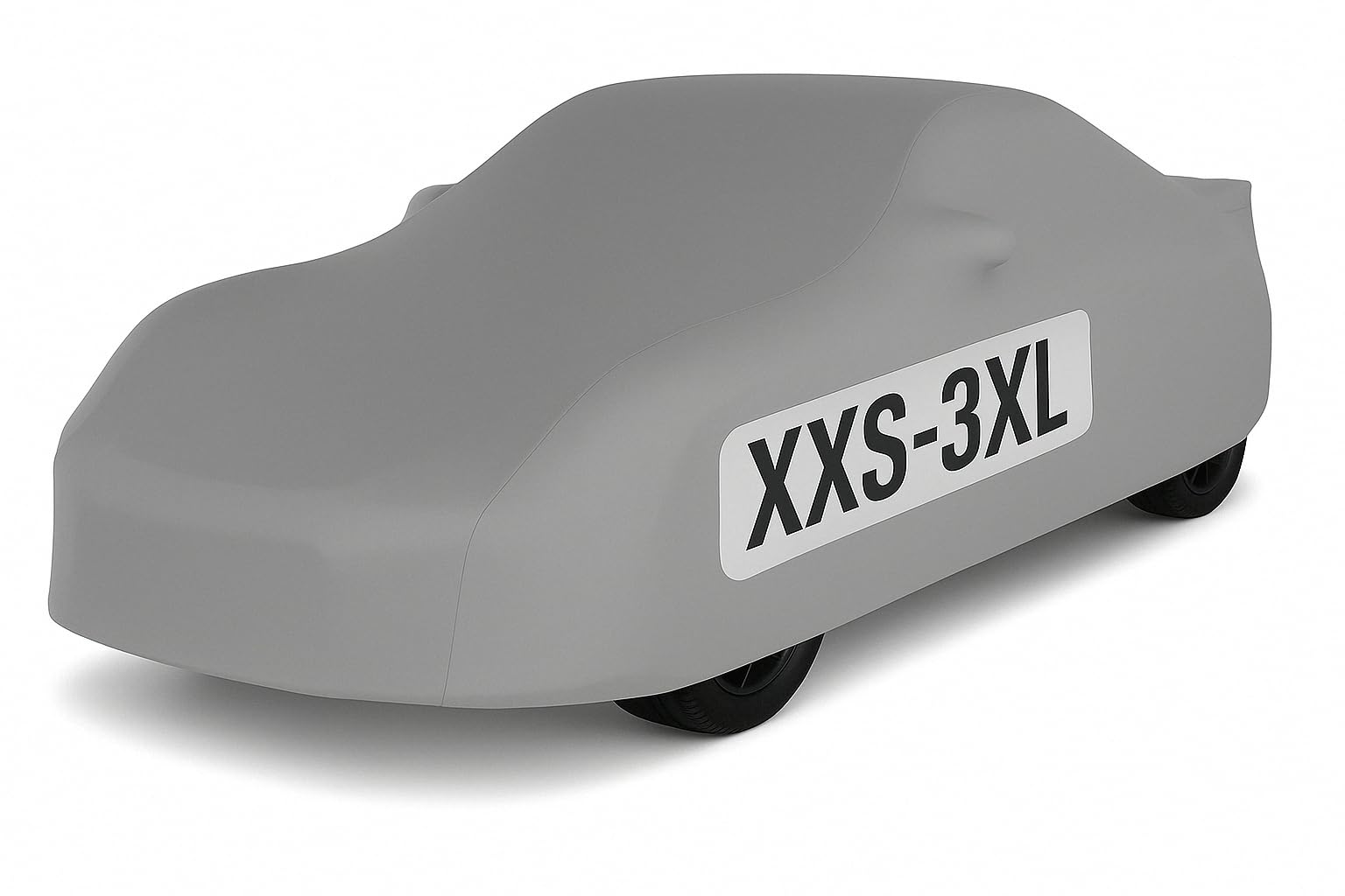 Car-e-Cover© Auto Abdeckplane – Indoor Autoplane Perfect Stretch – 180g/m² elastisches Jersey – Atmungsaktiv – Konturgenau – Staubschutz – Für Garage & Halle - (Silbergrau, XXL) XXL Silbergrau Angebot bei HelloDeals