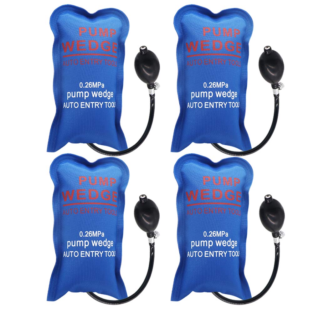 WANYIG 4 Stücke Montagekissen Luftkissen Air Wedge Pump Wedge Pneumatikspanner Montage Luftkissen Spreizkissen Auto Montagehilfe Fenster (Kleines Rechteckc) Angebot bei HelloDeals