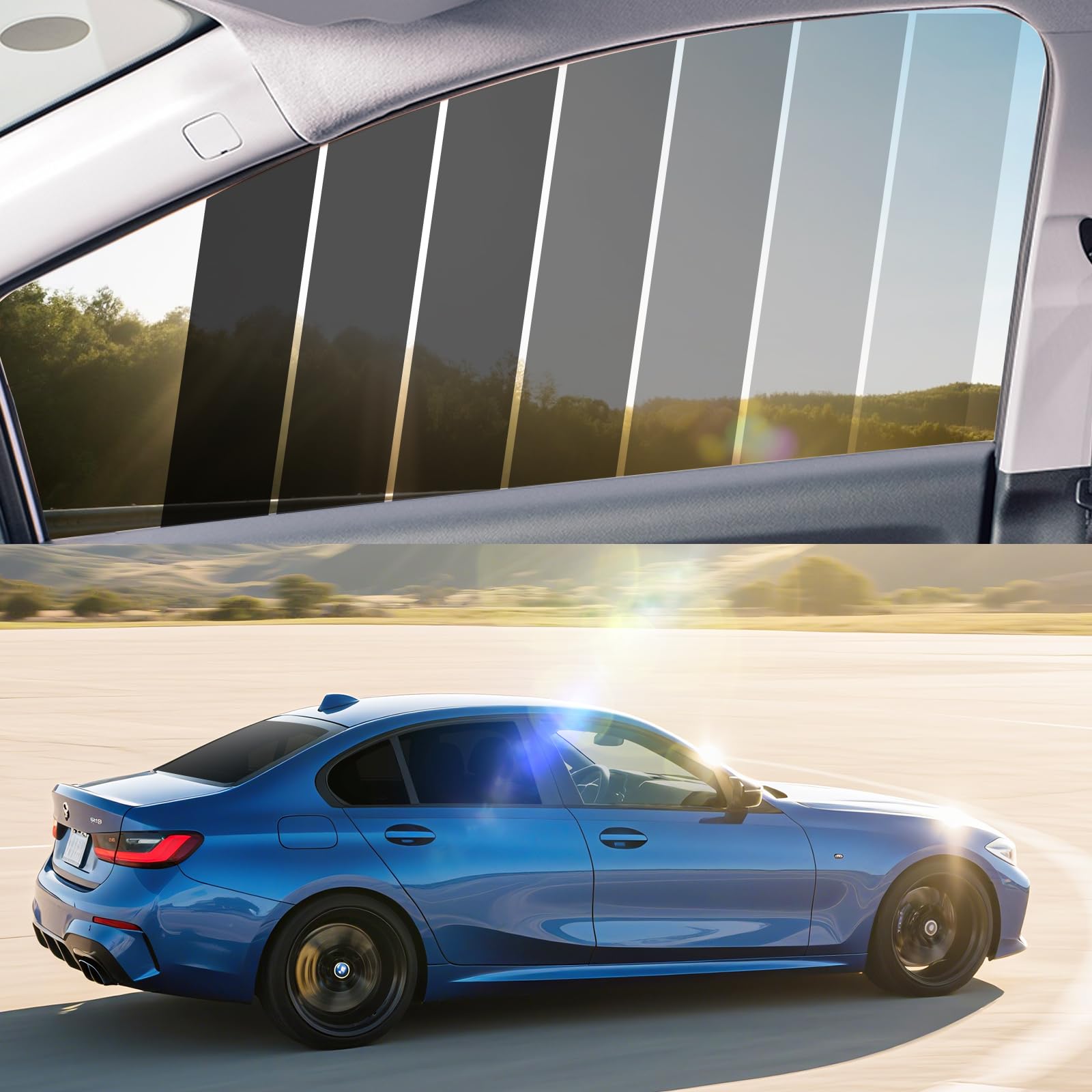 ARANA Auto-tönungsfolie, 610cm x 50cm, 70% VLT keramische Automobil-Universal-scheibentönungsfolie, UV-Sonne-Hitze-Blockierung Sichtschutz für Haus-Pkw und LKW (20" x 20FT) 70%vlt 6.1m x 50cm Angebot bei HelloDeals