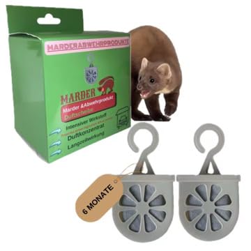 Marderschreck Auto - 6-Monat Marderabwehr Auto Duftstoff Haken Sicher Für Haustiere - Effektiver Marderschreck Garten und Garage, Dachboden, Auto, Garten Gegen Marder, Mäuse Angebot bei HelloDeals