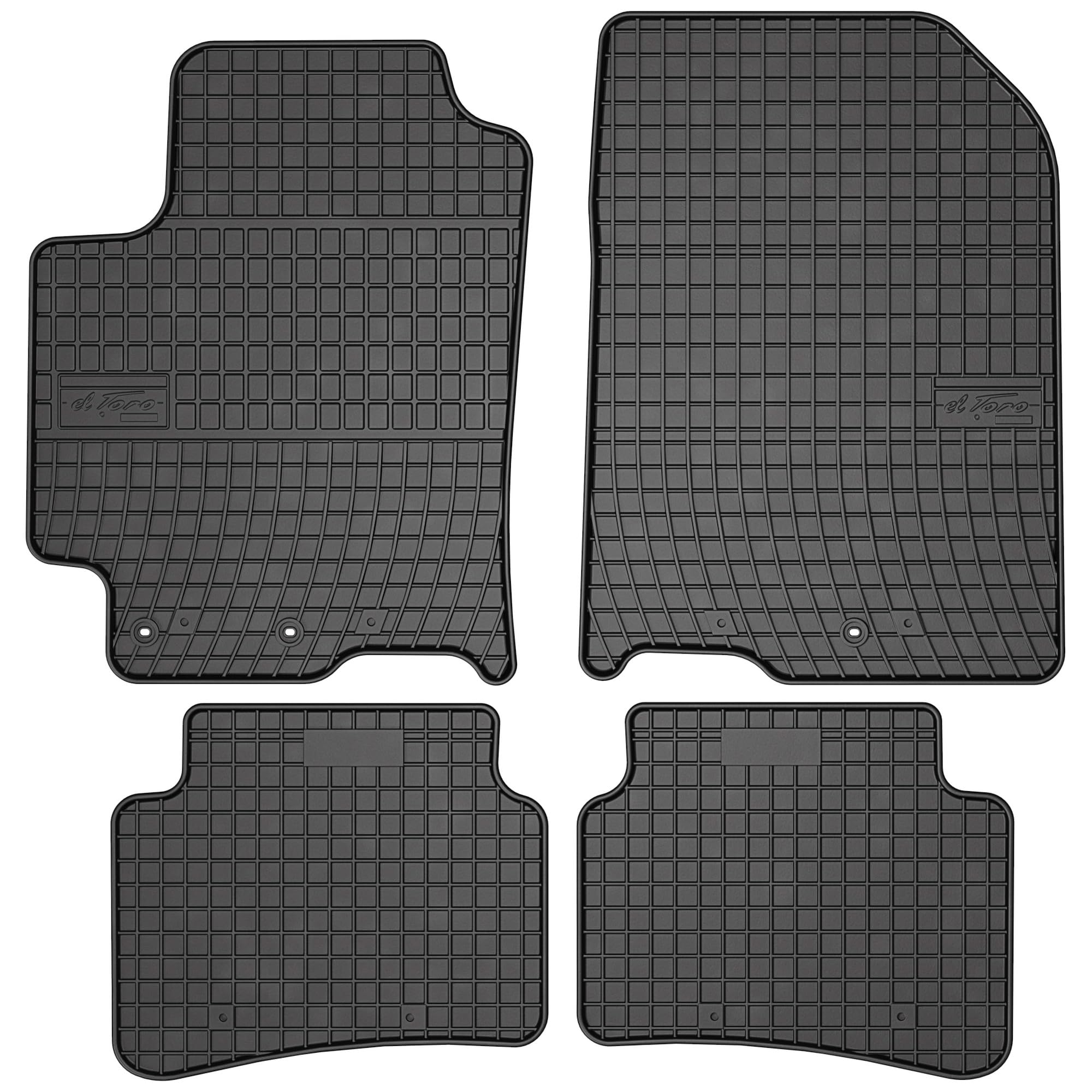 MOTOS Gummimatten Auto Fussmatte passend für Kia Stonic ab 2017 Crossover Verbessern Sie Ihren Reisekomfort mit Antirutschmatte Auto- Allwetter fußmatten Auto, Schutz vor Verschmutzung ET-Fußmatten Stonic ab 2017 Crossover Angebot bei HelloDeals