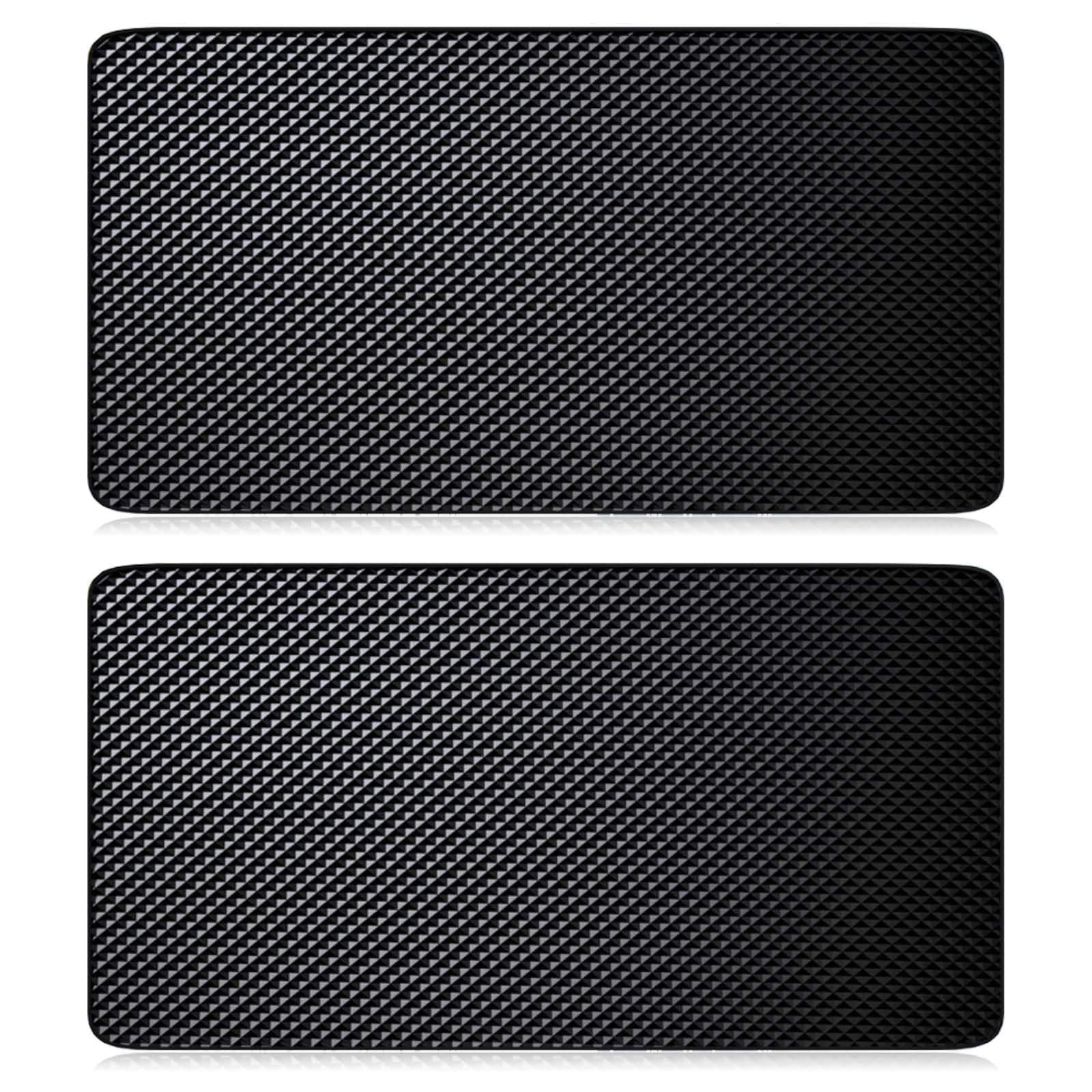 2 Stück Auto Armaturenbrett Anti Rutsch Matten,27 x 15 cm, Antirutschmatte für Armaturenbrett,Pads Silikon-Fixierkissen Wird für Autodekorationen, Brillen, Handys Verwendet Angebot bei HelloDeals