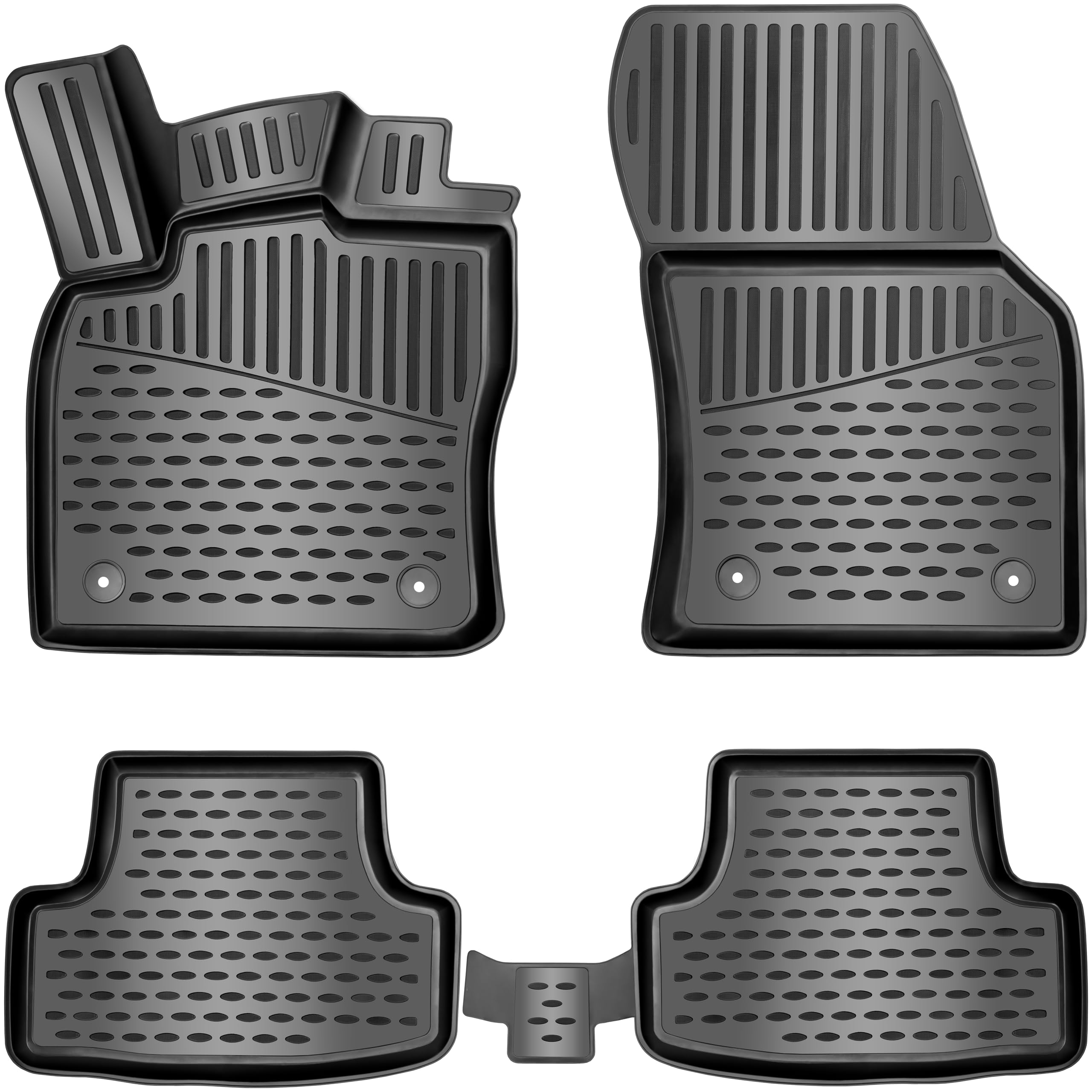 ELMASLINE 3D Gummimatten für Skoda ELROQ ab 2025 (Elektro) | Zubehör Fußmatten Angebot bei HelloDeals