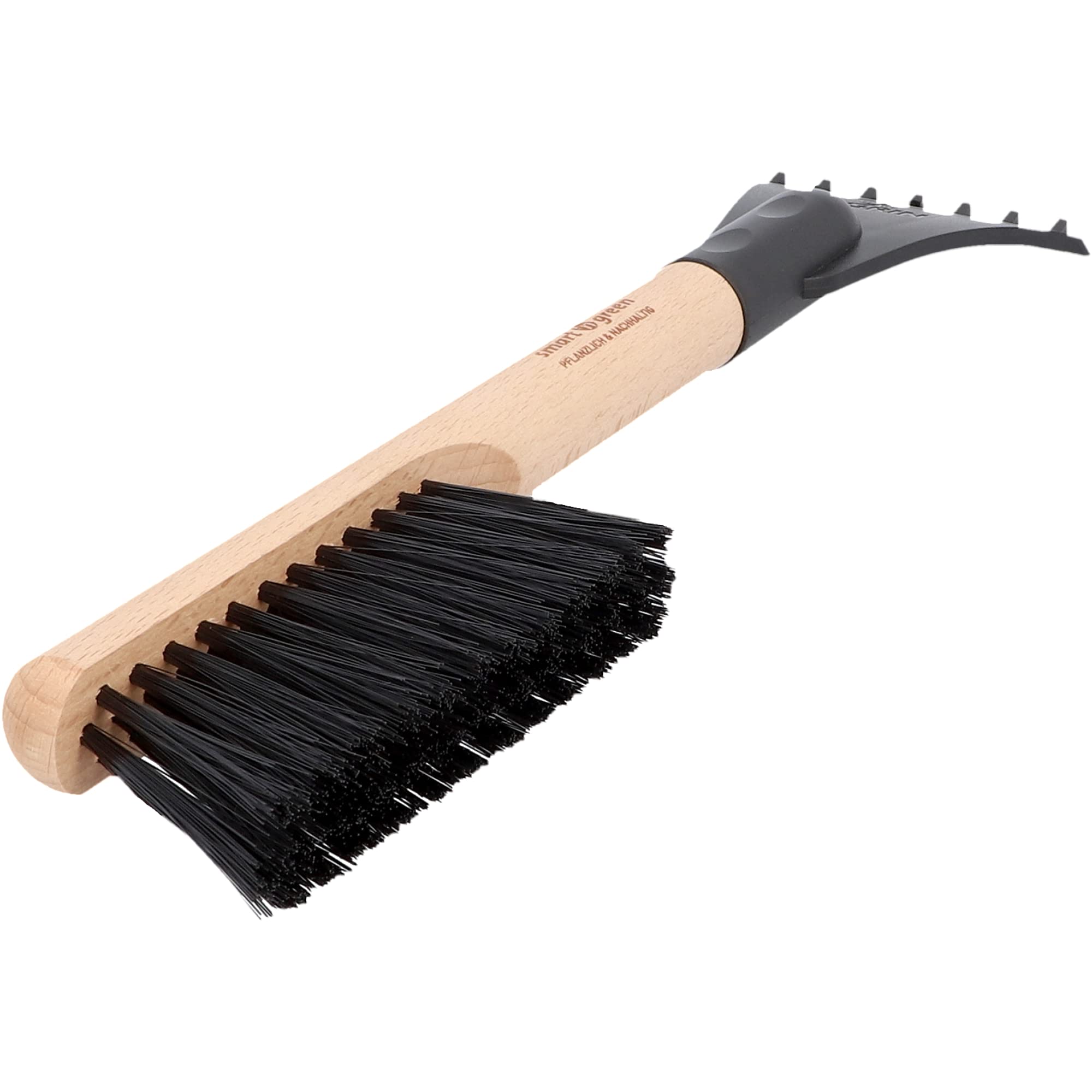 NIGRIN Eiskratzer Smart'n Green, mit Borsten, Eisbrecherzacken und Holzgriff aus nachhaltigem Anbau, 1 Stück Angebot bei HelloDeals
