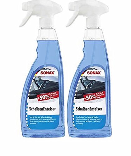 SONAX Scheibenenteiser Scheiben-Entfroster Sprühflasche Enteiserspray 2x 750ml 750 ml (2er Pack) Angebot bei HelloDeals