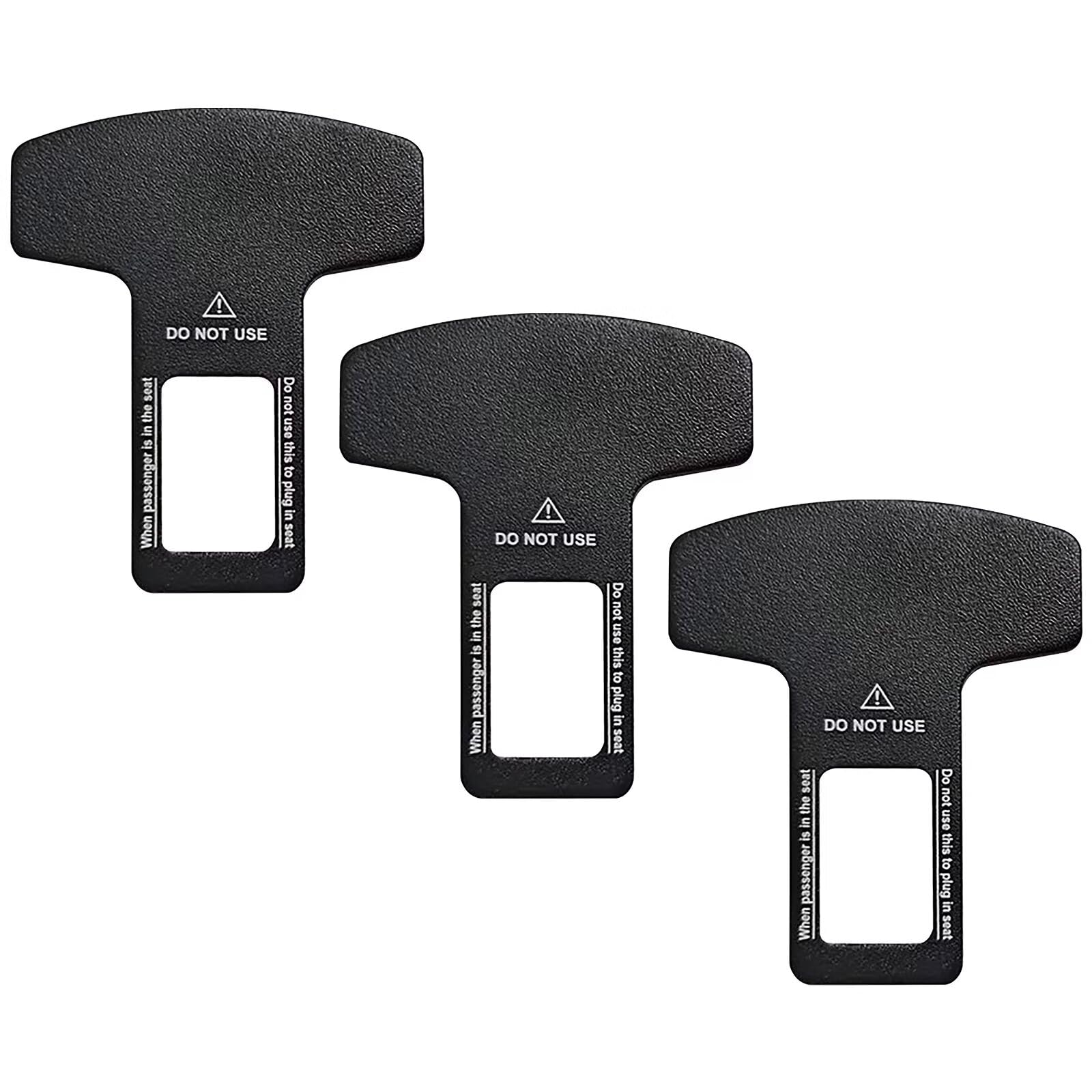 Zubehör für Autositze, 3 Stück Auto-Sicherheitsgurt-Befestigungen, Universal-Sicherheitsgurt-Clips für Autos, Supercars, SUVs, geeignet für die meisten Autoteile Angebot bei HelloDeals