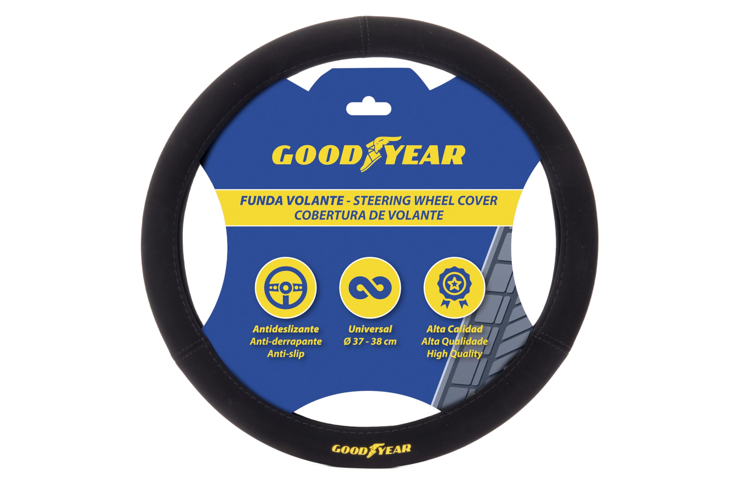 Goodyear GOD7006 Lenkradbezug Lenkradhülle 37-38cm Angebot bei HelloDeals