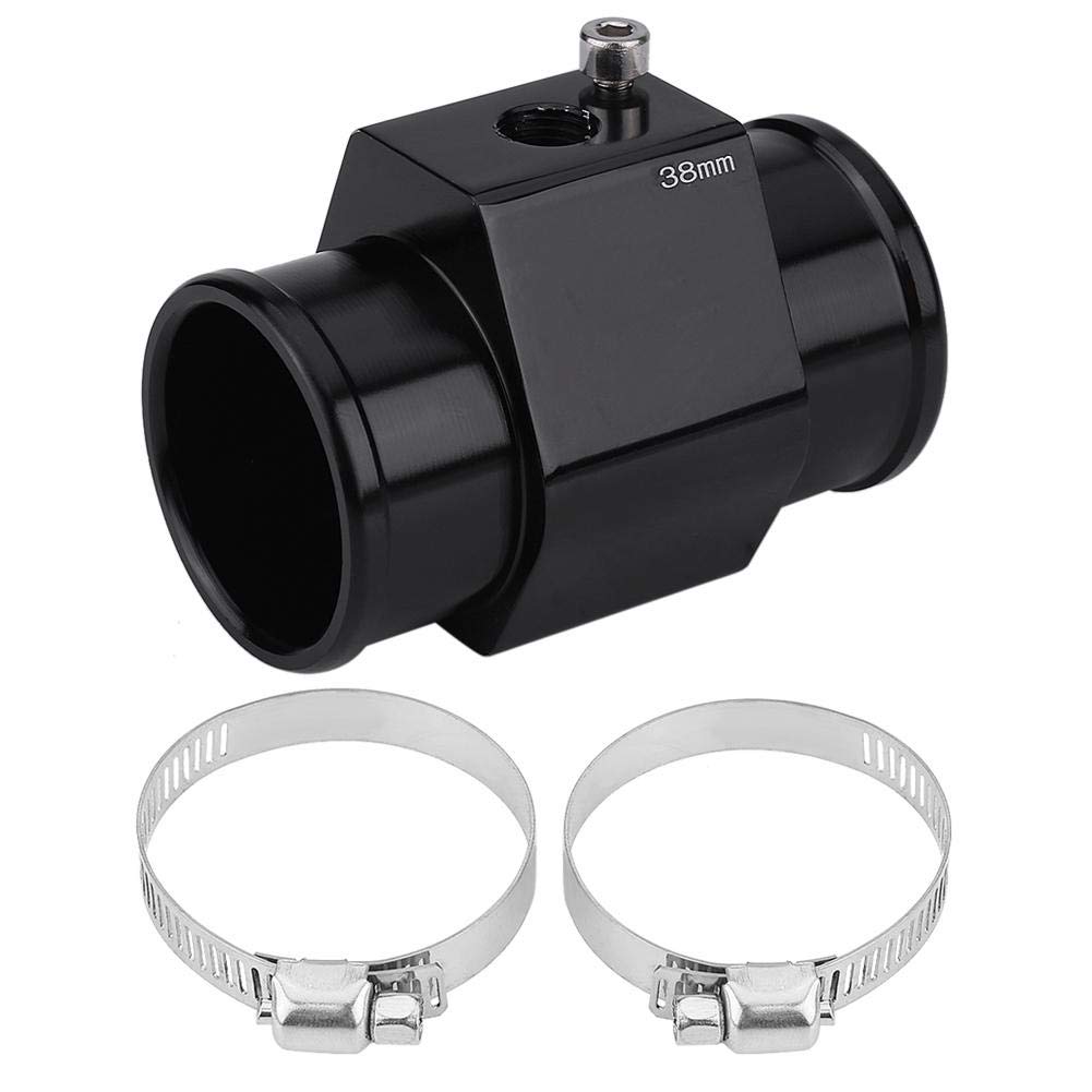 Keenso Auto Wassertemperatur Verbindungsrohr, Auto Wassertemperatur Sensor Adapter 28mm - 40mm Wassertemperatur Verbindungsrohr mit einstellbaren Klammern Universal fit für die meisten Autos(38mm) Angebot bei HelloDeals