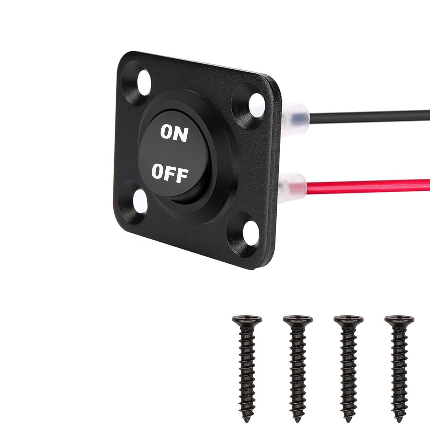 RUNCCI-YUN Kippschalter Rund, 12-24V Runde Schalter, ON/OFF Wippschalter, 1 Gang Wippschalter Panel, Für Auto Boot, Haushaltsgeräten, Motorrädern, Schiffen Usw, 6A/250V 10A/125V AC Angebot bei HelloDeals