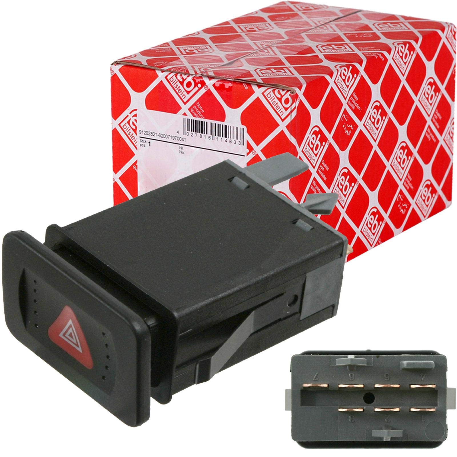 Febi Schalter Warnblinker mit Blinker-Relais passend für Golf 4 Bora Angebot bei HelloDeals