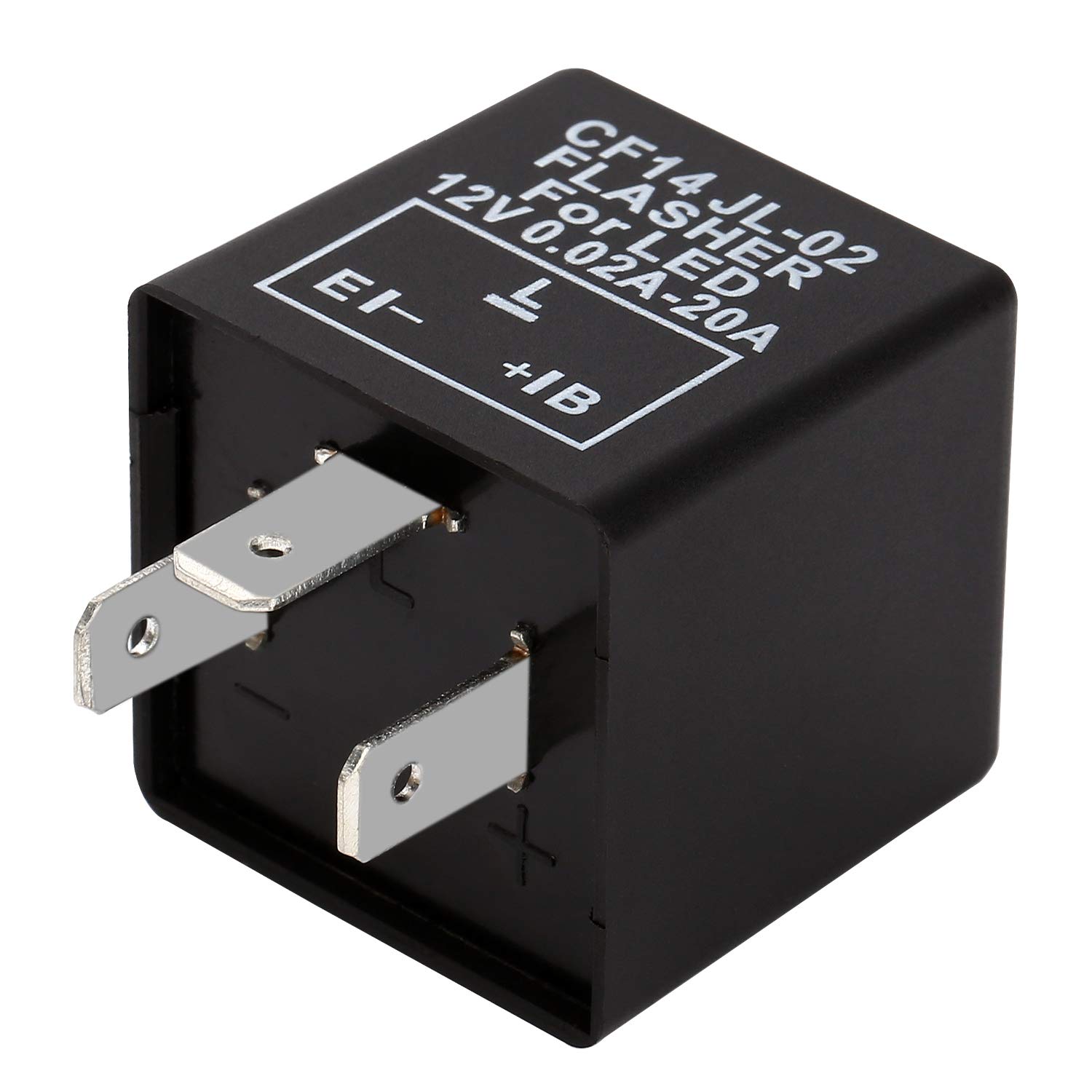 Yizhet ​​3Pin Blinkrelais Flasher Relay 0.02A-20A 12V Motorrad Blinker Blinkgeber LED Blinker Relais für Fahrzeug Auto Motorräder 3-Pin Angebot bei HelloDeals