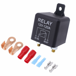 HISports Relais Batterie Trennrelais 12V 120A KFZ Relais Set,Auto Starter Heavy Duty Relais,LKW Motorstarter Relais mit 4 Terminals für Auto PKW Wohnwagen Angebot bei HelloDeals