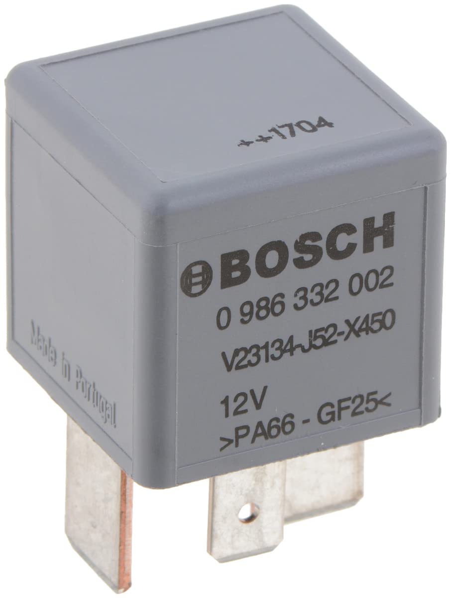 Bosch 0986332002, Mini-Relais 12V 70A, IP5K4, Betriebstemperatur von -40° C bis 85° C, Schließer-Relais, 4 Pins Angebot bei HelloDeals