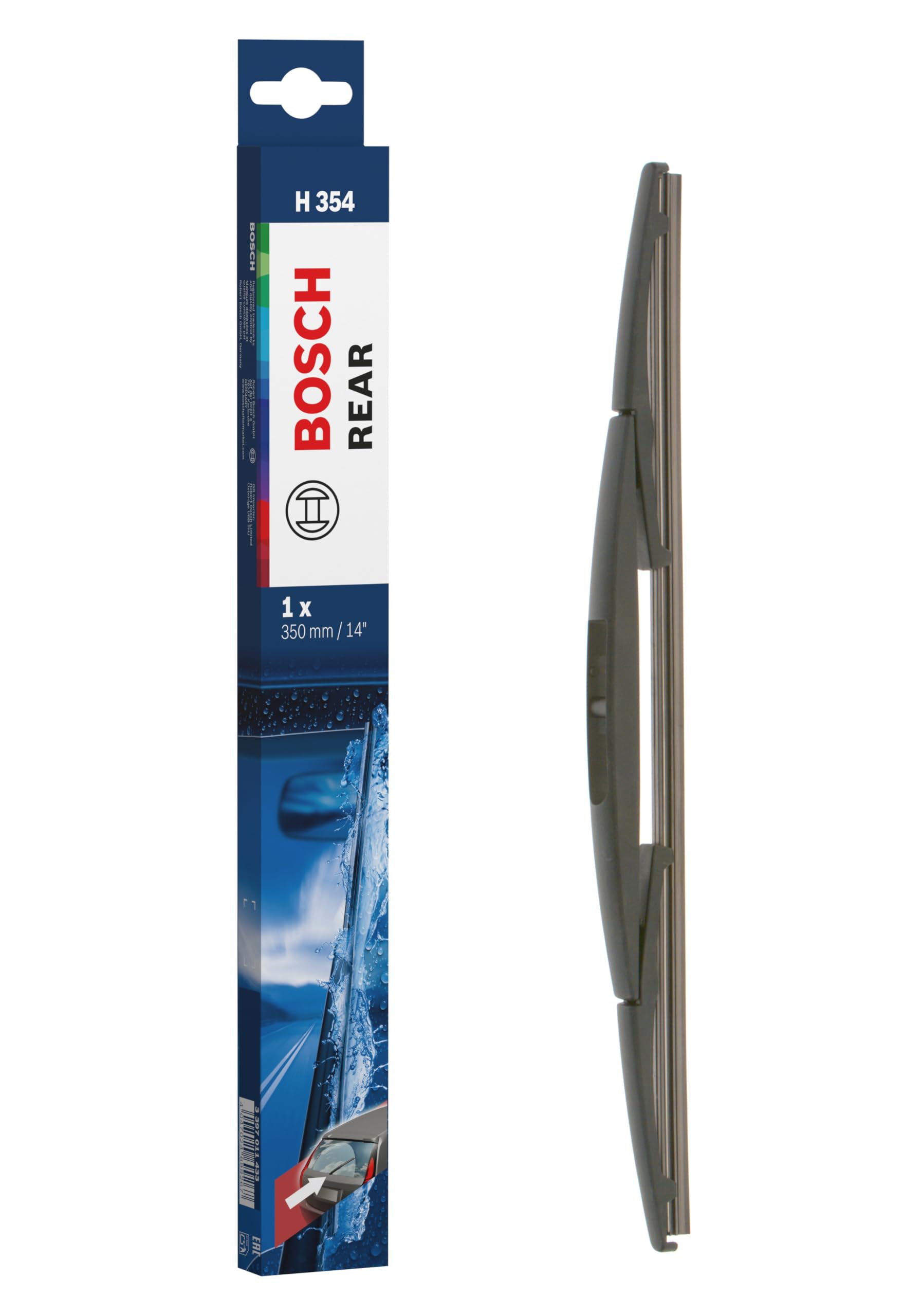 Bosch Scheibenwischer Rear H354, Länge: 350mm – Scheibenwischer für Heckscheibe H354 (14") Angebot bei HelloDeals