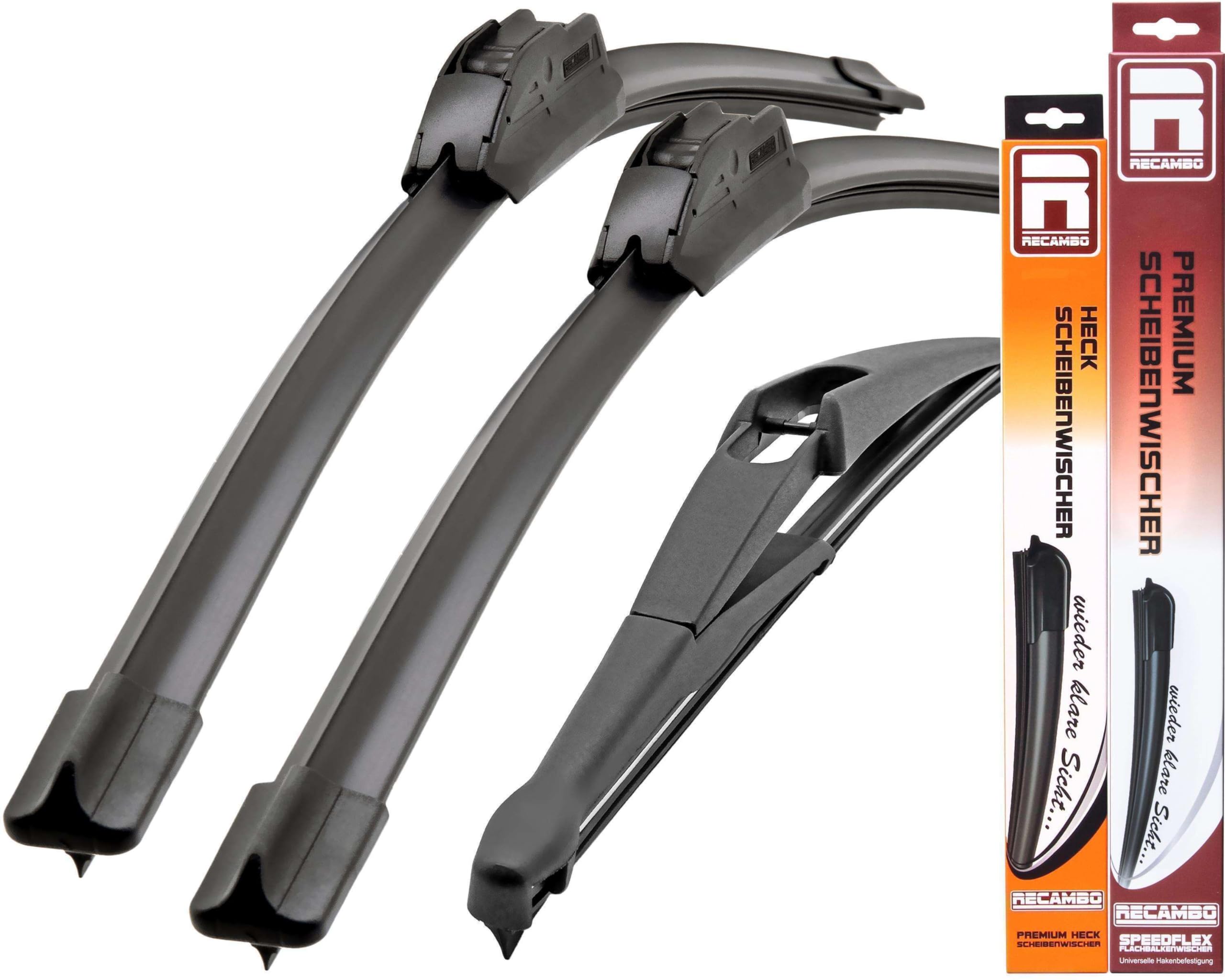 Recambo SCHEIBENWISCHER VORNE + HINTEN kompatibel für NISSAN QASHQAI | J11 | ab 2014 (3er Set: 650mm / 400mm / 300mm) Angebot bei HelloDeals