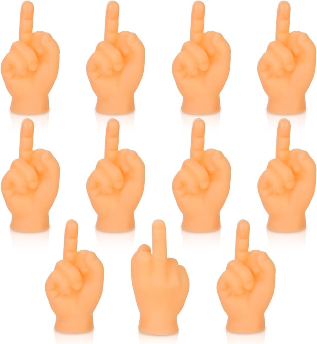 11Pcs Tiny Hands Mittelfinger Puppets Mini Finger Puppets Hands Major Kleine Fingerpuppen Mini Hands Spiel dekors Zubehör Geschenk für Aprilscherz Halloween,Gummi,Puppen-Kasperletheater,Fingerpuppen Angebot bei HelloDeals