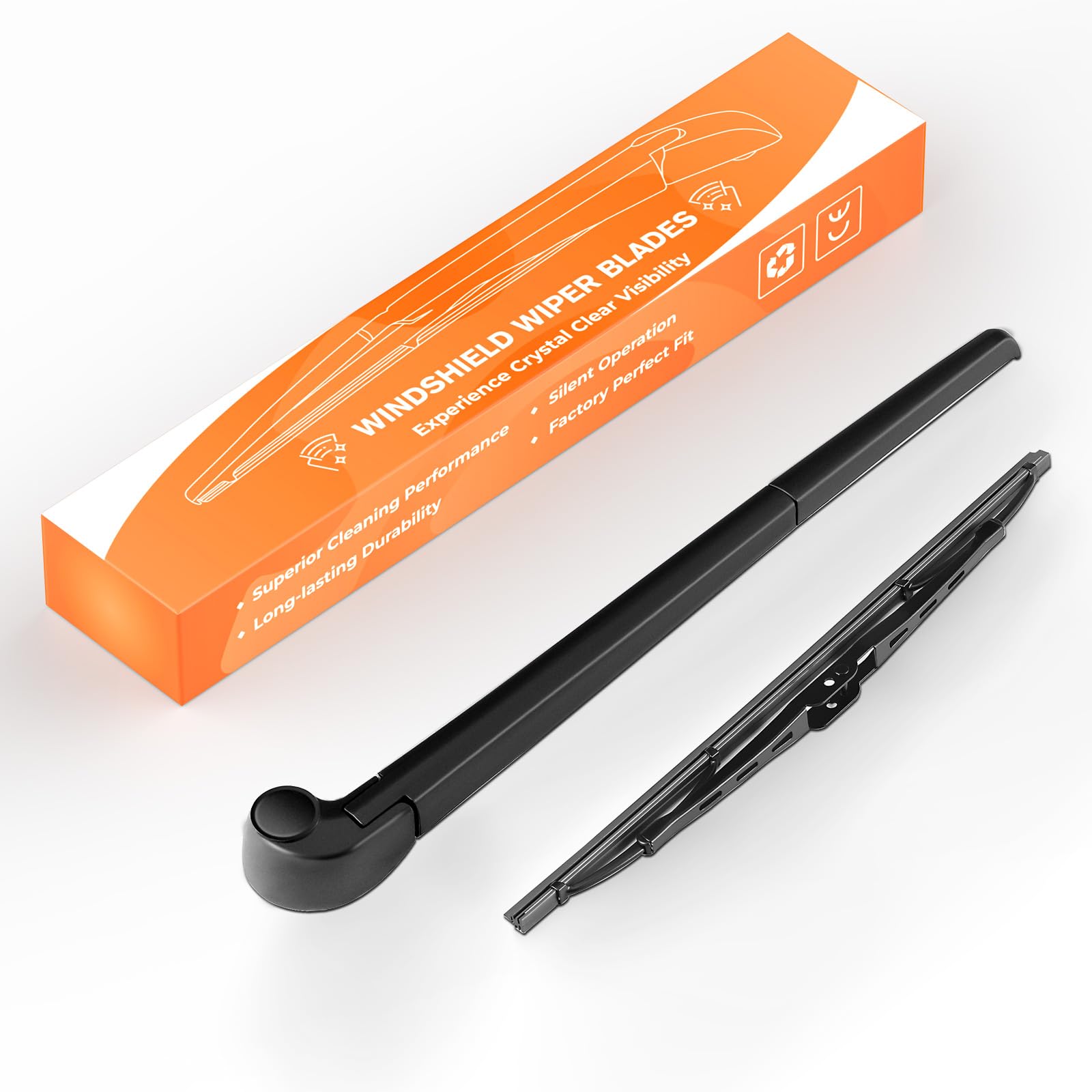 GEARMONSTER Heckwischerarm Scheibenwischer Wischblattsatz, Wischerarm Hinten Scheibenwischer Wischer Set für A3 8P A4 AVANT B6 B7 2003-2012 Ersatz Heckwischerarm Für A3 8P A4 2003-2012 Angebot bei HelloDeals