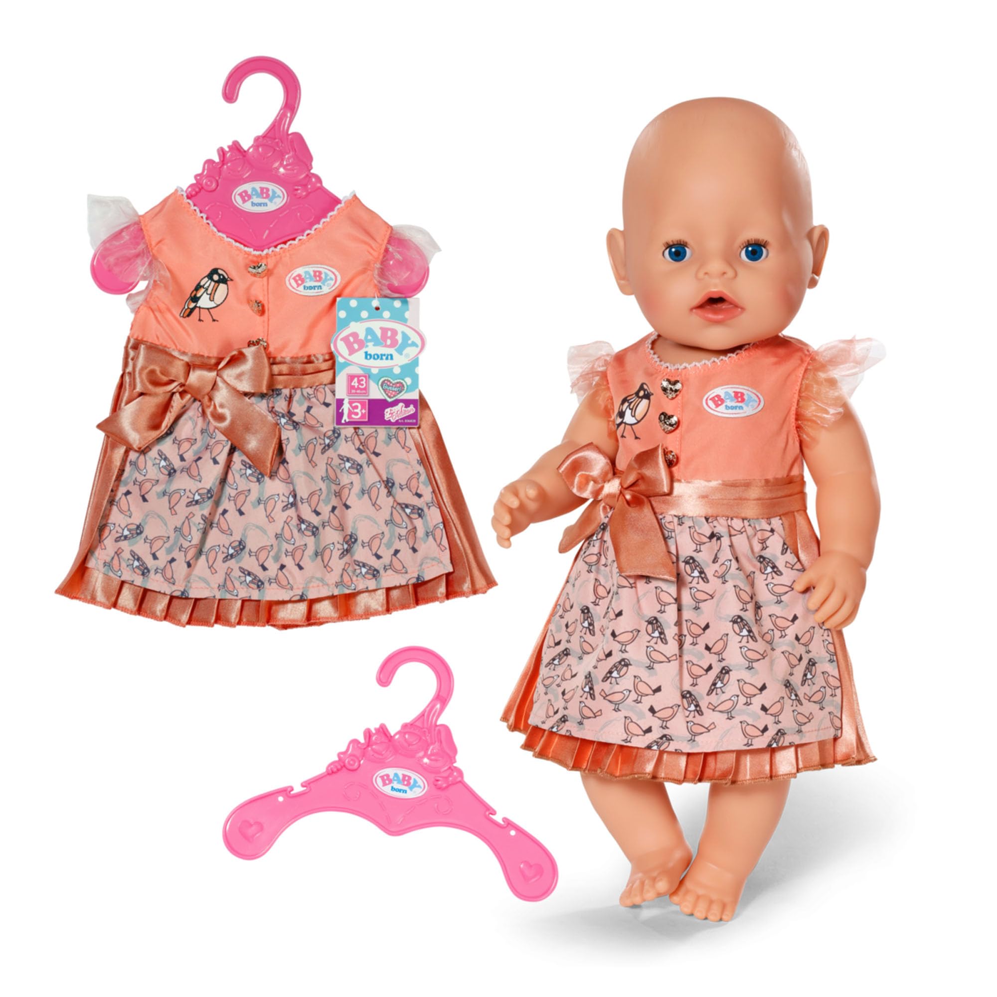 BABY born Dirndl, Puppenkleid für 43cm Puppen, 836828 Zapf Creation, Rosa Angebot bei HelloDeals