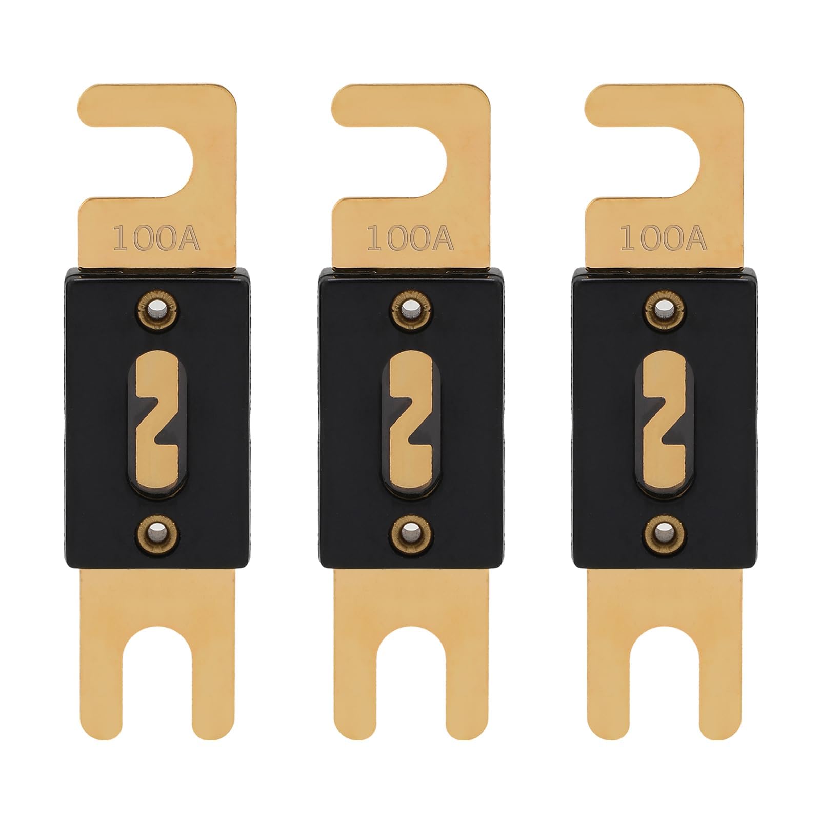 VEXUNGA ANL Sicherung 100A ANL-100 Flachsicherungen 100 Ampere 32VDC für Auto Audio Videosystem Schmelzsicherung Sicherungen (Packung mit 3 Stück) Angebot bei HelloDeals