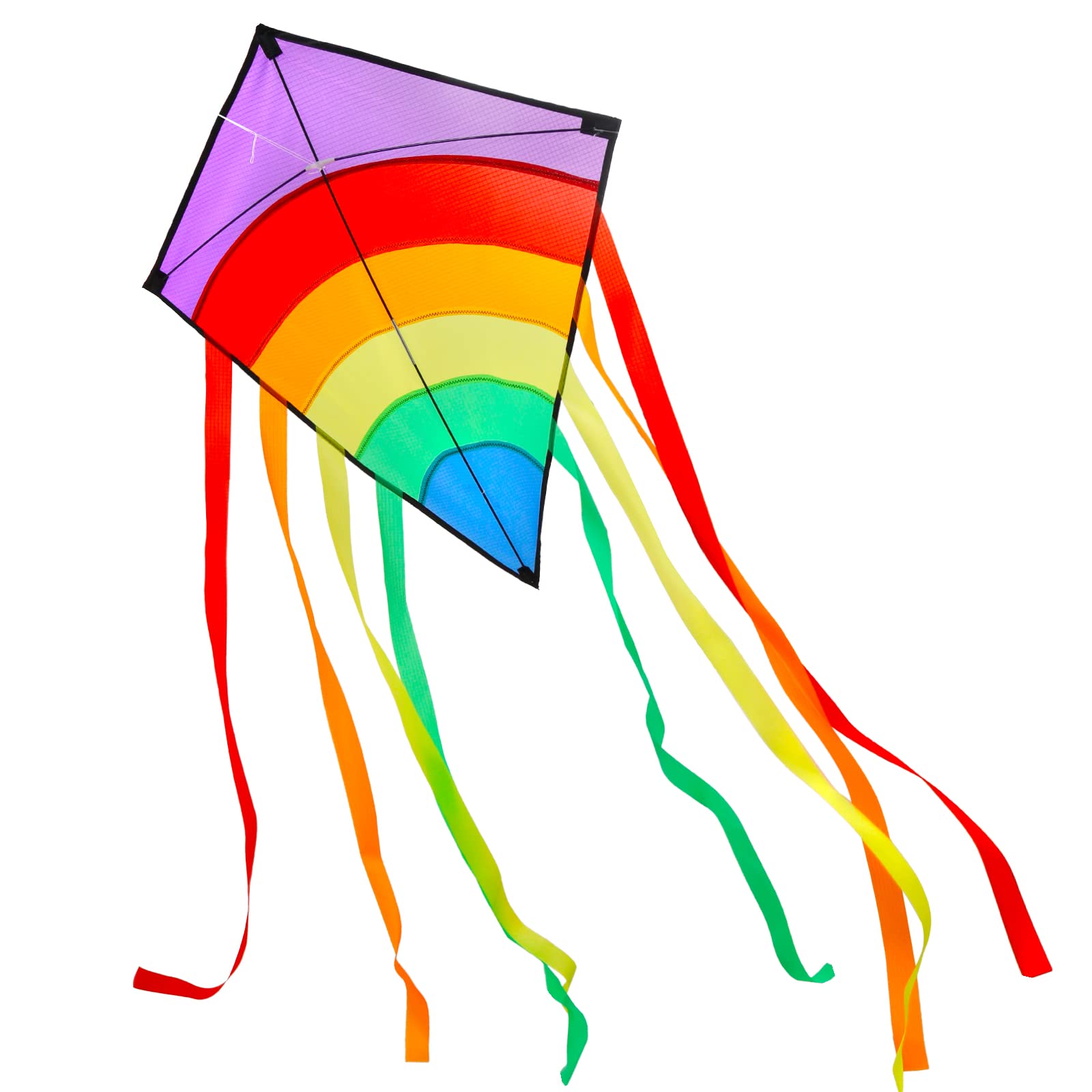 LEBEXY Einleiner Flugdrachen für Kinder und Erwachsene | Bunt Delta Drachen Kinder | Einfach zu Fliegen | Delta Lenkdrachen Kinderdrachen, 73 * 65 cm, Mit 80m Drachenschnur Angebot bei HelloDeals
