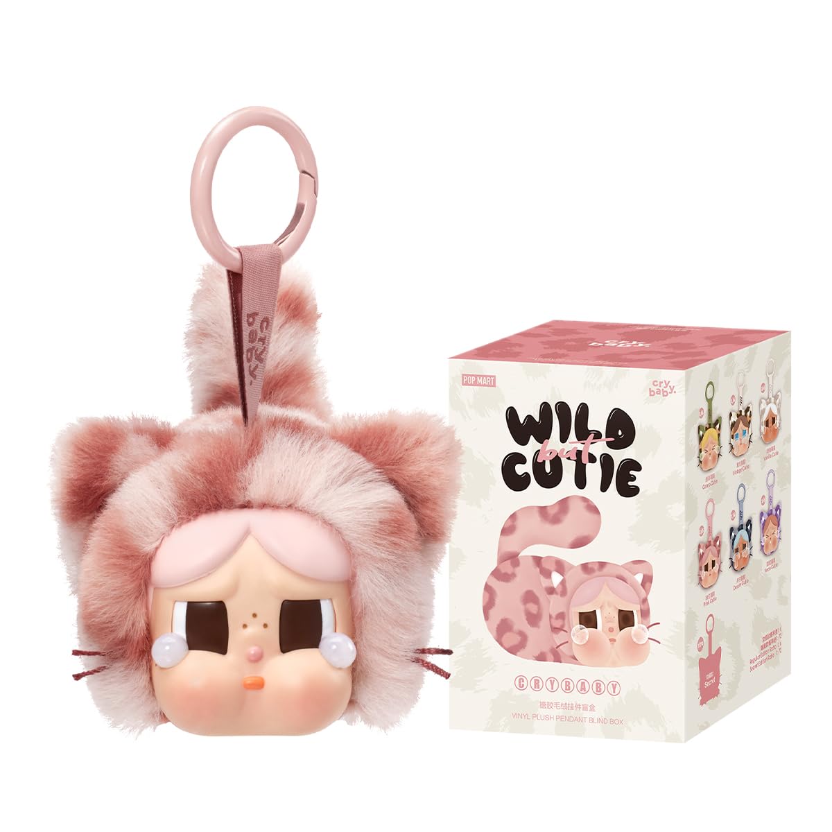 POP MART Crybaby Wild but Cutie Series - Vinyl Plush Pendant Anime Actionfiguren Sammelfiguren Sammler Kunstspielzeug Spielzeug Figuren Geschenk 1PC Wild But Cutie 1PC Angebot bei HelloDeals