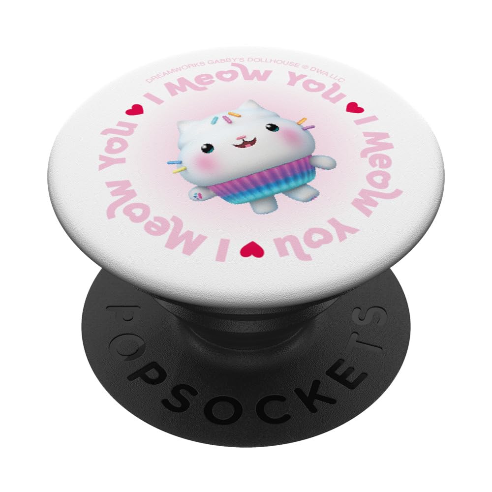 DreamWorks Gabby’s Dollhouse Cakey I Meow You PopSockets mit austauschbarem PopGrip Standard Angebot bei HelloDeals