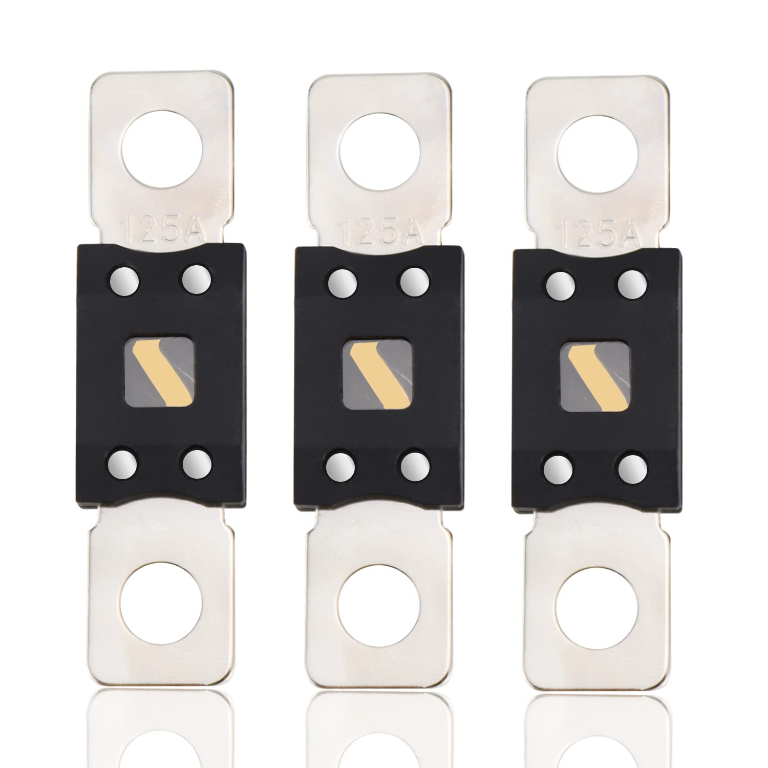 CHRI Mega Hochstromsicherung Schraubsicherung 3 Stück Sicherung 125A Ampere bis 58V DC - KFZ Auto LKW Angebot bei HelloDeals