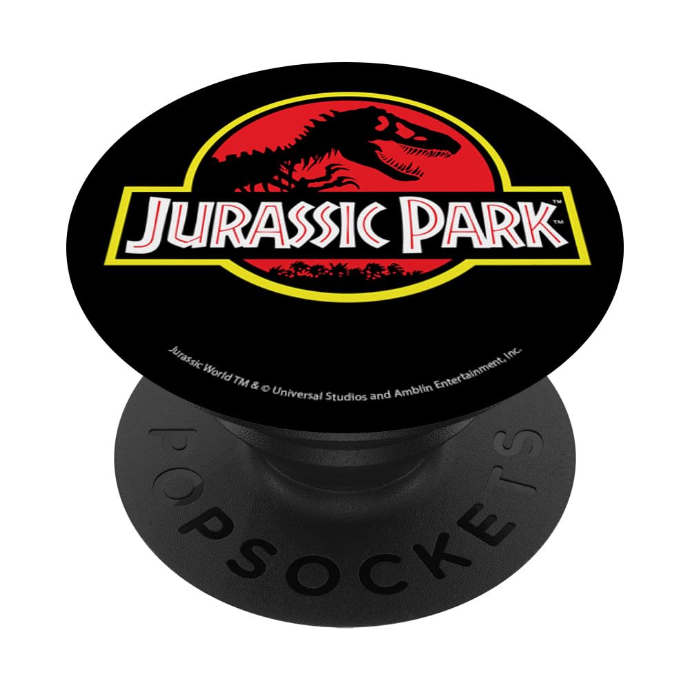 Jurassic Park Classic Original Logo PopSockets mit austauschbarem PopGrip Standard Angebot bei HelloDeals