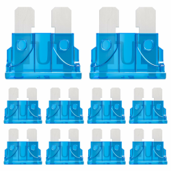 ALLECIN 50 Stück 15A Standard KFZ Sicherungen 15Ampere Autosicherungen Standard 15Amp Flachsicherungen Stecksicherungen Auto Sicherung für Wohnmobil LKW PKW Angebot bei HelloDeals