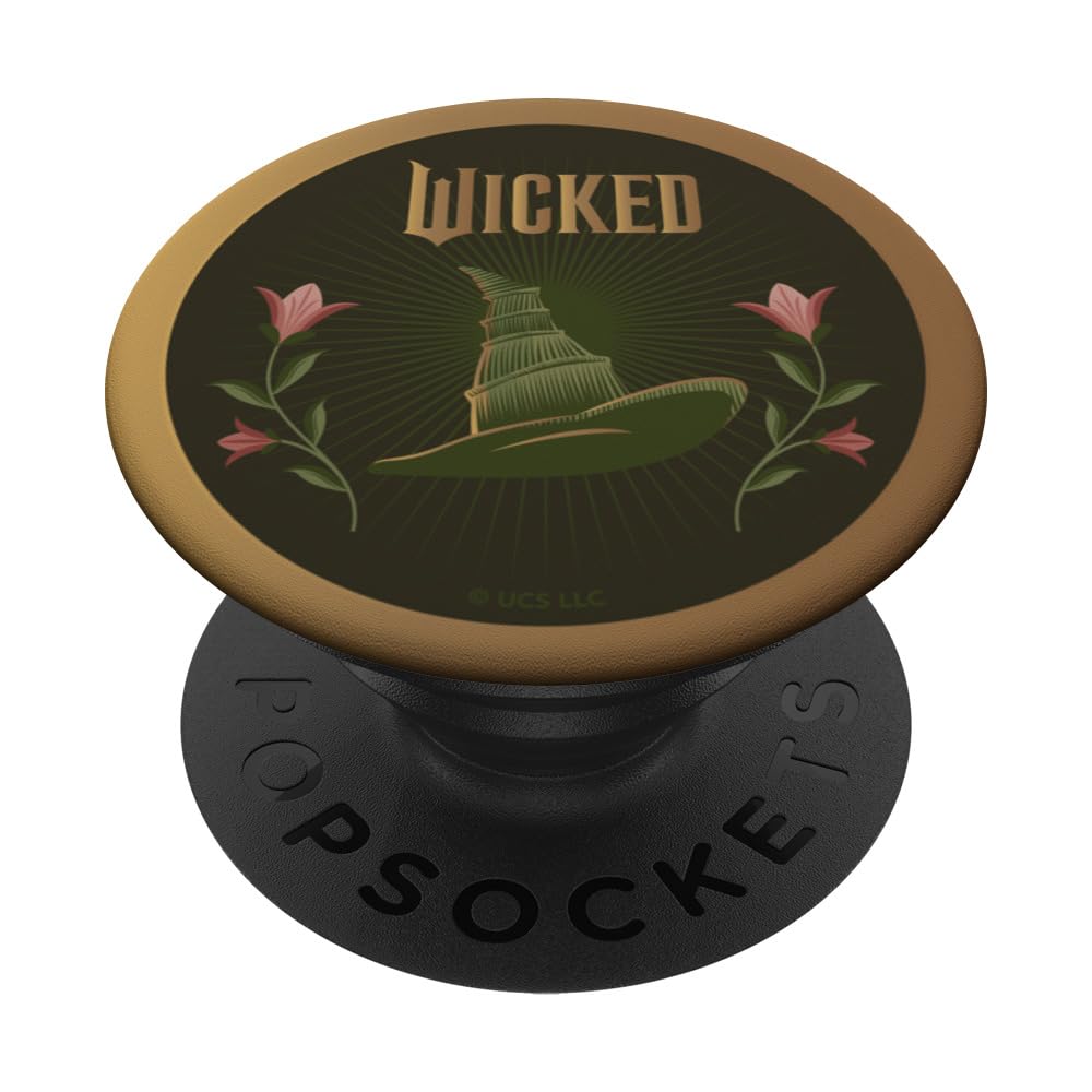 Wicked Elphaba Thropp Floral Silhouette PopSockets Klebender PopGrip Adhesive PopGrip Angebot bei HelloDeals