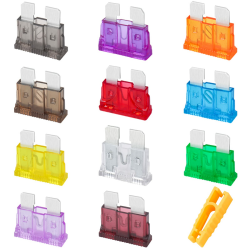 JatilEr Kfz Sicherungen Set 25 Stk, Flachsicherungen Kfz Standard, Autosicherungen Set Gemischt 2Ampere 3A 5A 7.5A 10A 15A 20A 25A 30A 35A 40A mit 1 Sicherungszieher für PKW Wohnmobil LKW Motorrad Standard 25 pcs Angebot bei HelloDeals