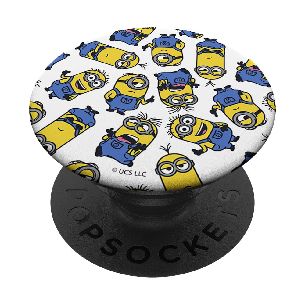 Despicable Me Minions Group Shot Minion Pattern PopSockets Klebender PopGrip Adhesive PopGrip Angebot bei HelloDeals