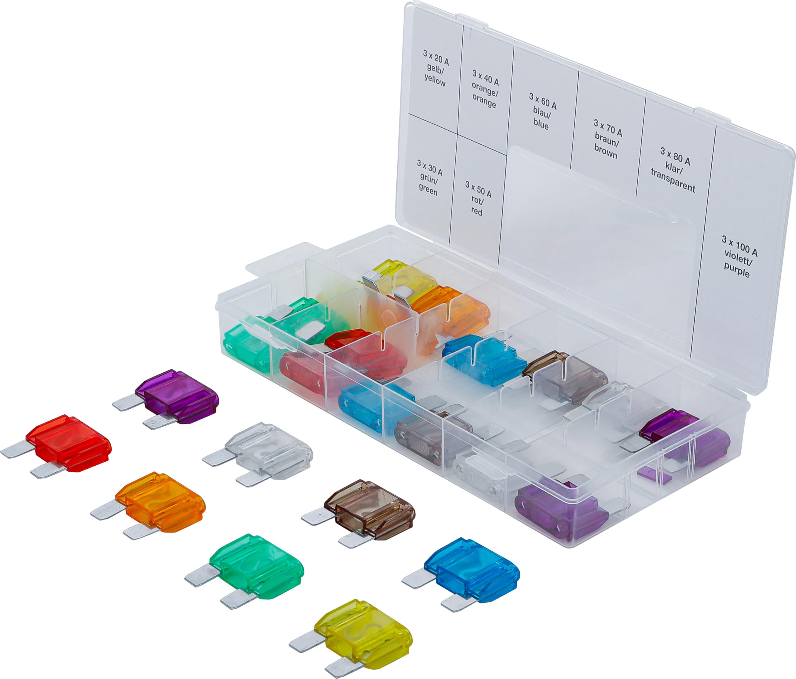 BGS 8127 | Kfz-Sicherungs-Sortiment | Maxi | 24-tlg. Angebot bei HelloDeals