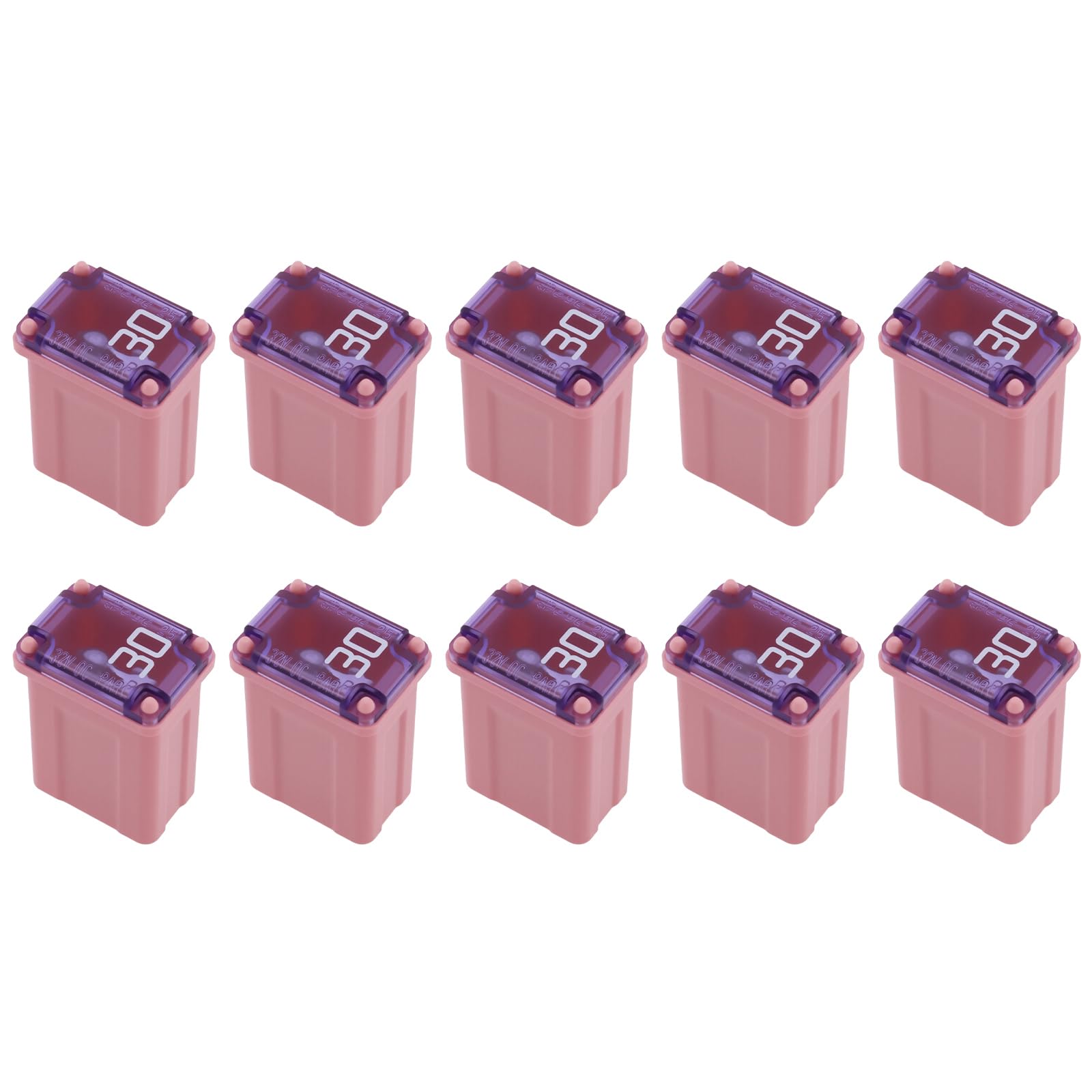 VGOL 10 Stücke 30A Micro Patrone Sicherungen Auto Mini Sicherung für LKW SUV Off-Road Fahrzeug 10x15x6mm Angebot bei HelloDeals