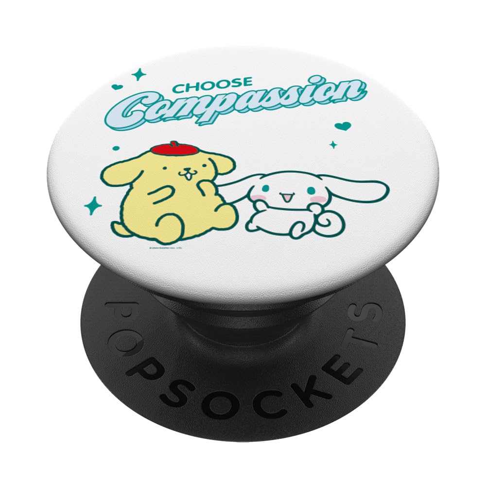 Sanrio Hello Kitty and Friends PopSockets Klebender PopGrip - Schwarz - Anime - Cartoon - Smartphones mit glatten, harten Plastikgehäusen Adhesive PopGrip Angebot bei HelloDeals
