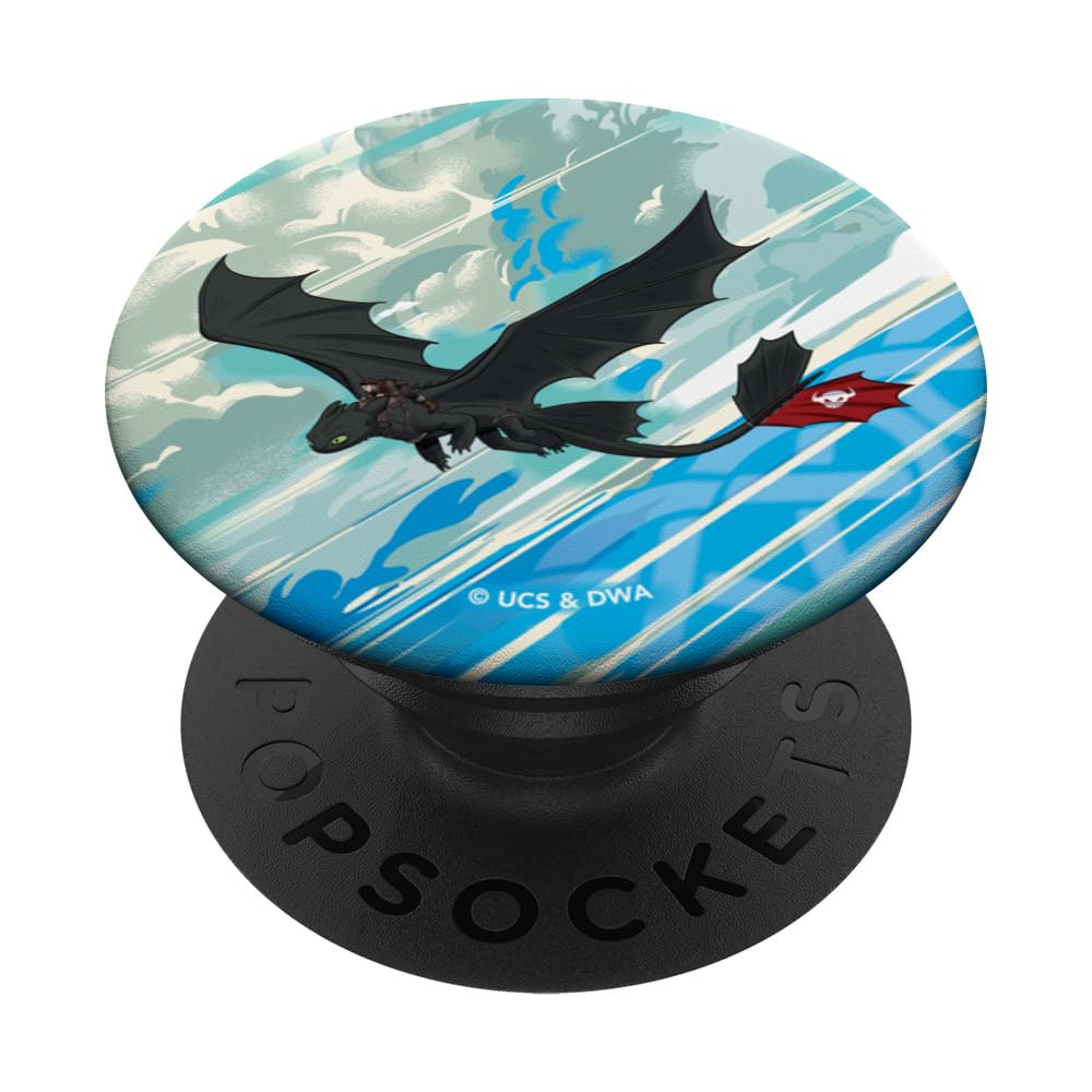 DreamWorks Dragons Hiccup and Toothless Conquer the Skies PopSockets Klebender PopGrip Adhesive PopGrip Angebot bei HelloDeals