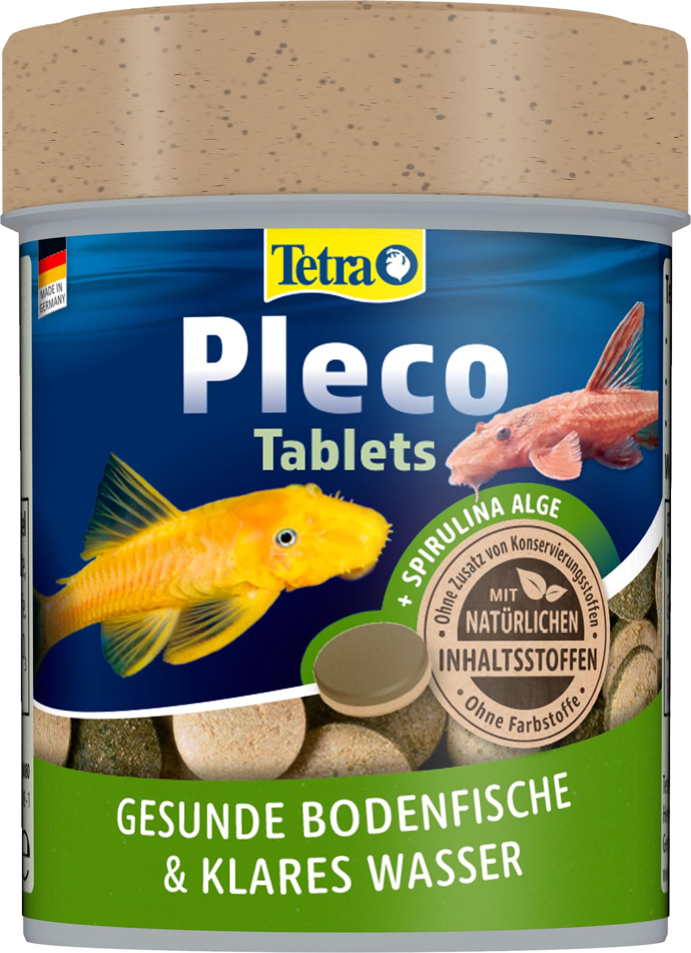 Tetra Pleco Tablets – Nährstoffreiches Fischfutter für alle pflanzenfressenden Bodenfische (z.B. Welse), 275 Tabletten Dose Tabletten 275 stück (1er Pack) Angebot bei HelloDeals