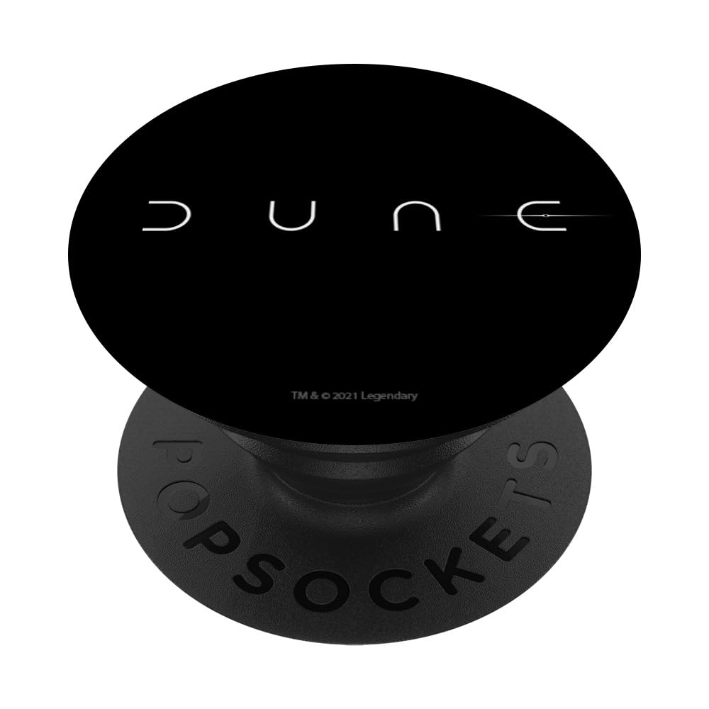 Dune (2021) – Logo weiß PopSockets mit austauschbarem PopGrip Standard Angebot bei HelloDeals