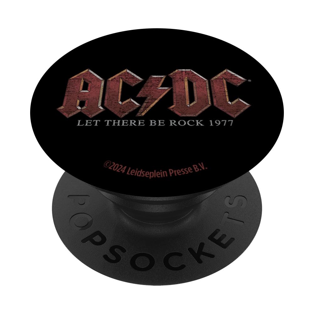 AC/DC Let There Be Rock 1977 Titeltext PopSockets Klebender PopGrip Adhesive PopGrip Angebot bei HelloDeals