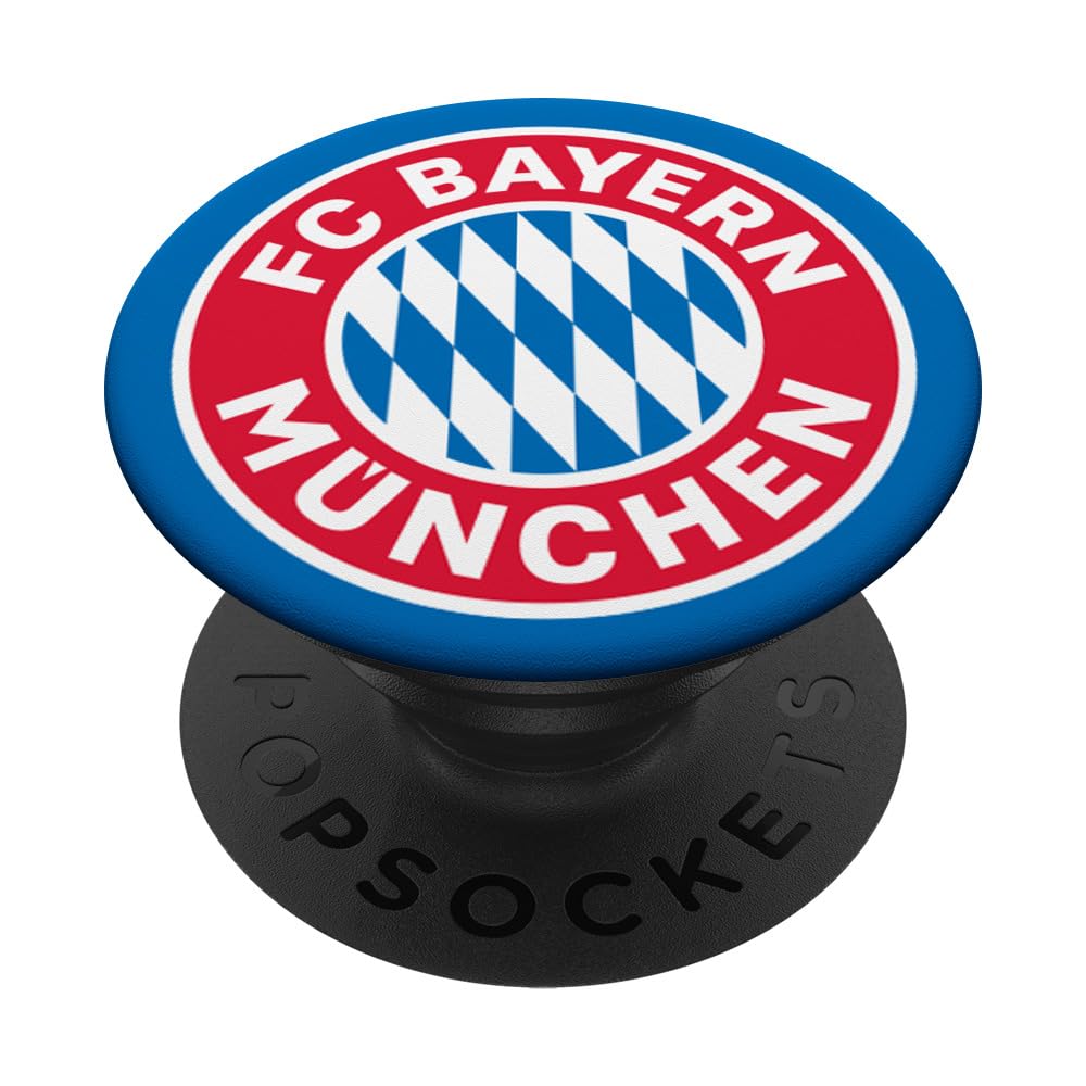 FC Bayern München Logo PopSockets PopGrip: Ausziehbarer Sockel und Griff für Handys/Tablets mit Tauschbarem Top Single Angebot bei HelloDeals