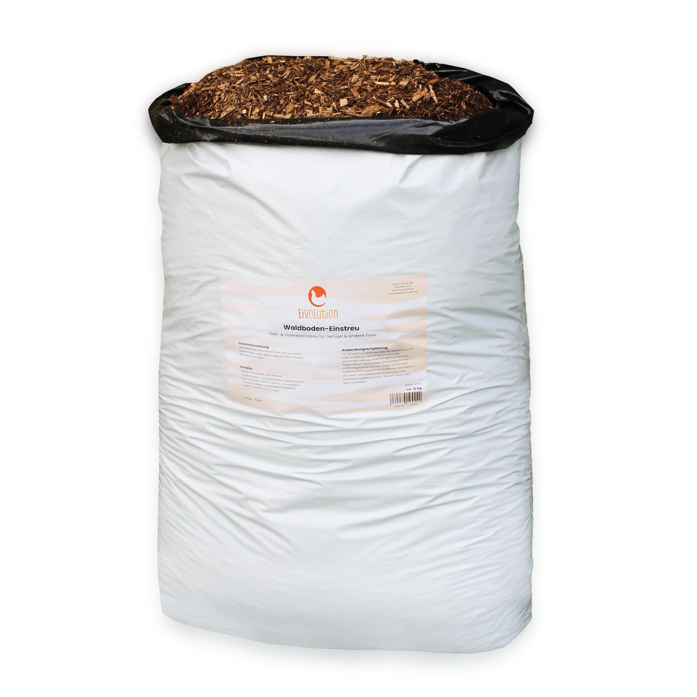 eivolution Waldboden-Einstreu 60L - Staubfrei, Kompostierbar, Bio-Abbaubar - Perfekt für Stall & Voliere mit Geruchsbindung Angebot bei HelloDeals