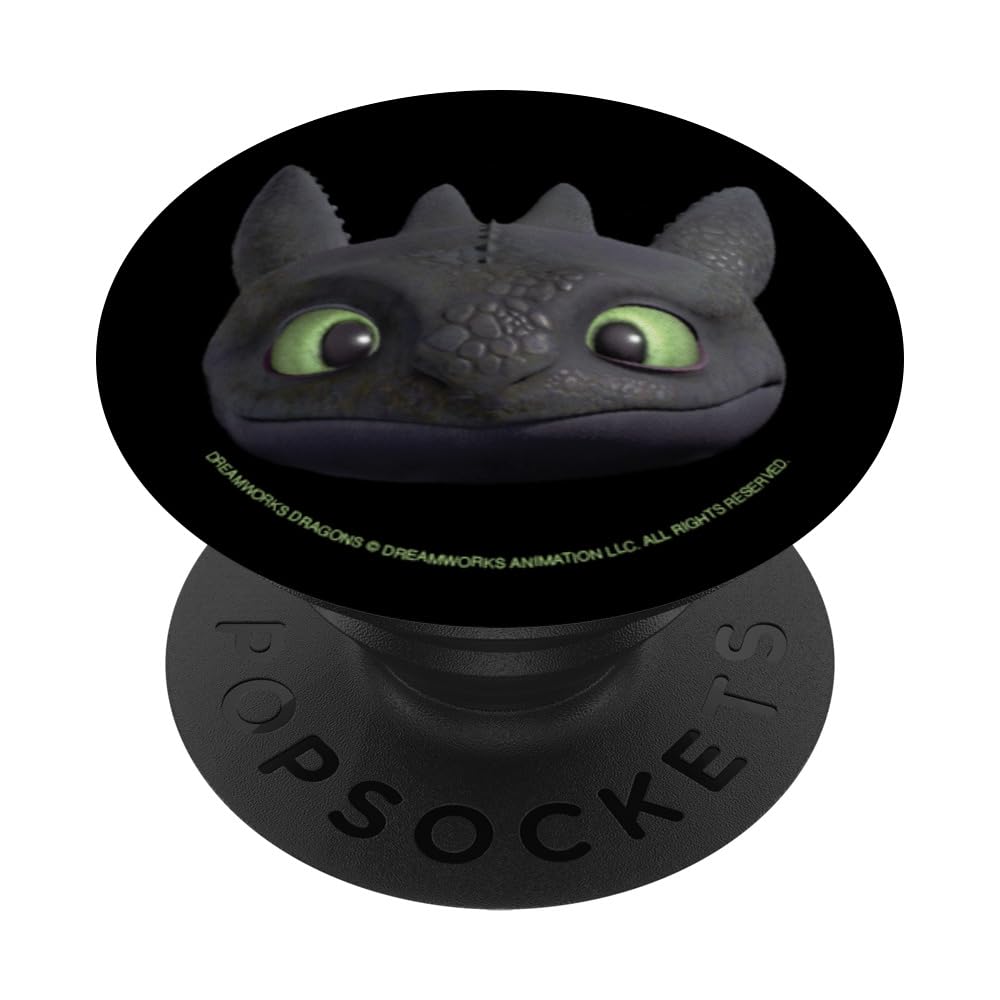 DreamWorks Dragons Toothless Night Fury Big Face Costume 3D PopSockets mit austauschbarem PopGrip Standard Angebot bei HelloDeals