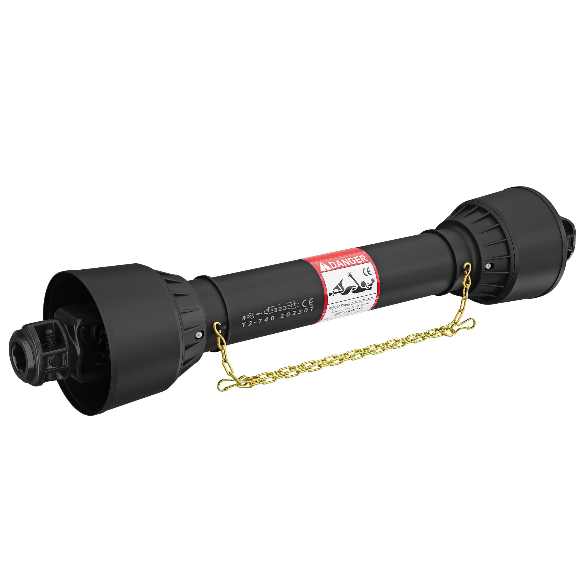 Wiltec Zapfwelle T2 Gelenkwelle 740mm 270Nm 540U/min, PTO-Shaft, 23kW (31PS), 2X 1 3/8" 6 Zähne 740-960 mm Angebot bei HelloDeals