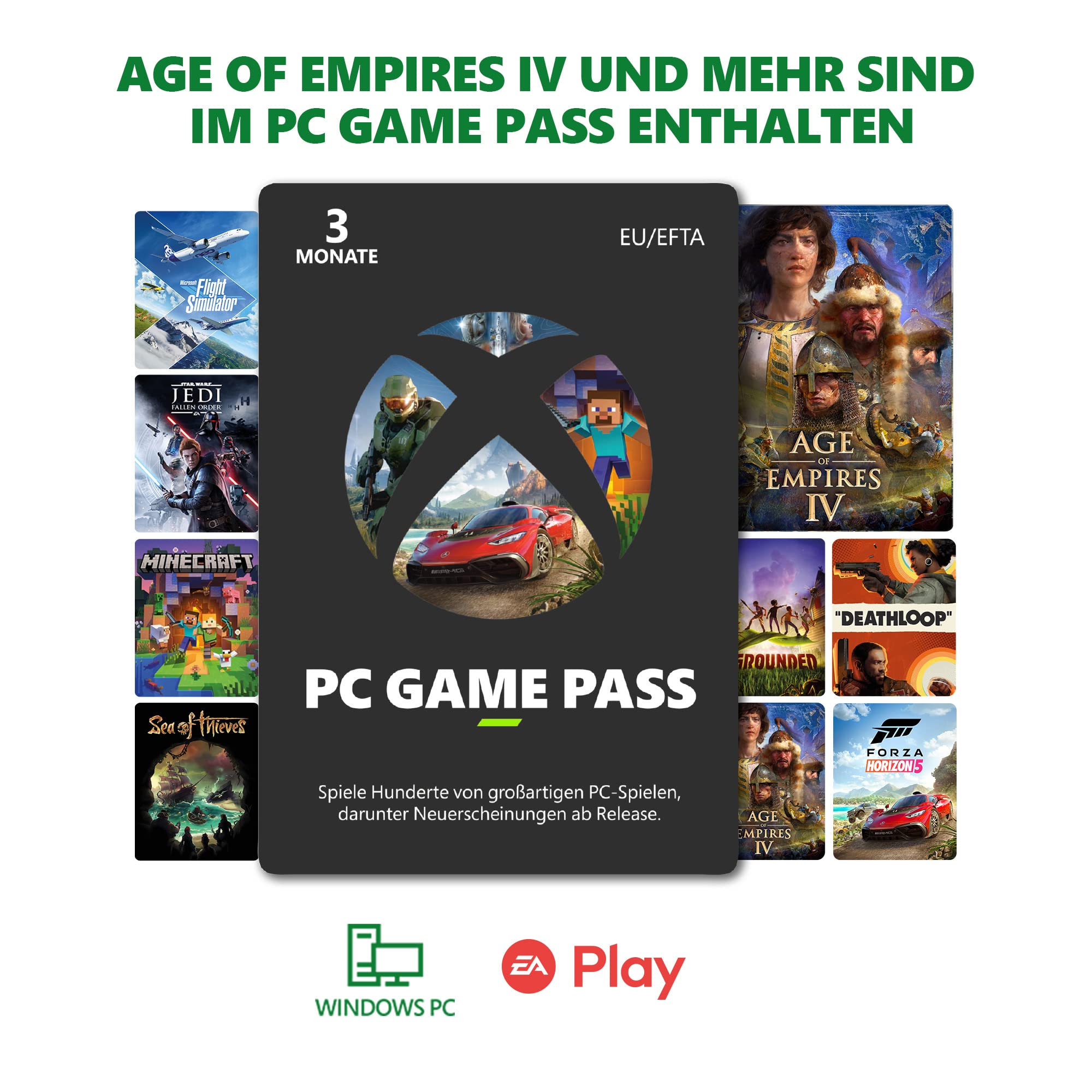 Xbox Game Pass for PC | 3 Month | Mitgliedschaft beinhaltet Age of Empires IV | Windows 10 - Download Code Angebot bei HelloDeals