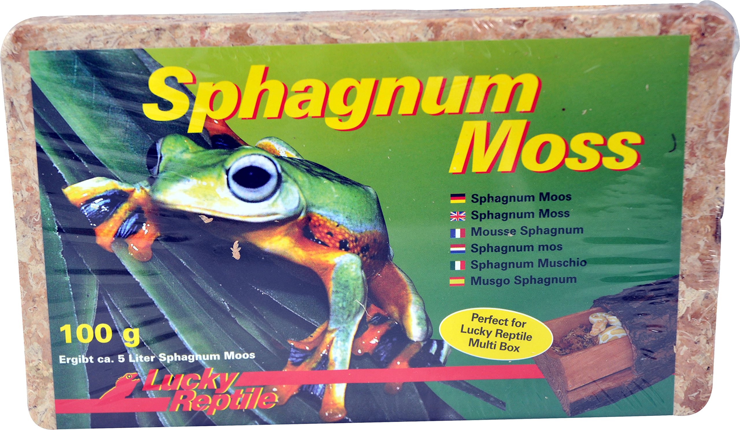 Lucky Reptile Sphagnum Moos Ziegel, Inhalt:5 Liter 100 g Angebot bei HelloDeals