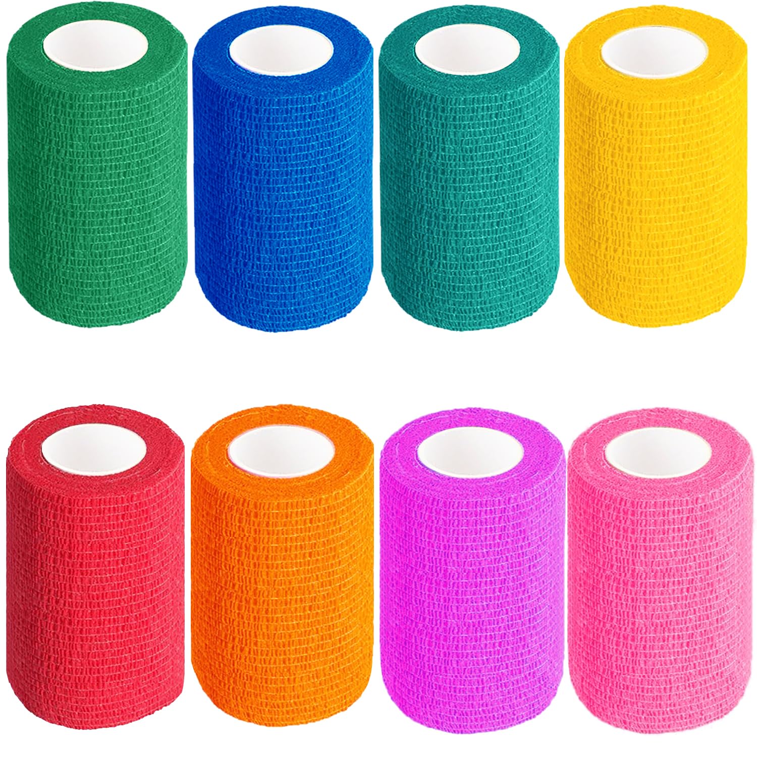 BILGETA Selbstklebender Verband, 8 Rollen x 7,5cm x 4,5m Pflaster Rolle Verbandsmaterial, Elastische Binde Bandage Fixierbinde Haftbandage Selbstklebend Angebot bei HelloDeals